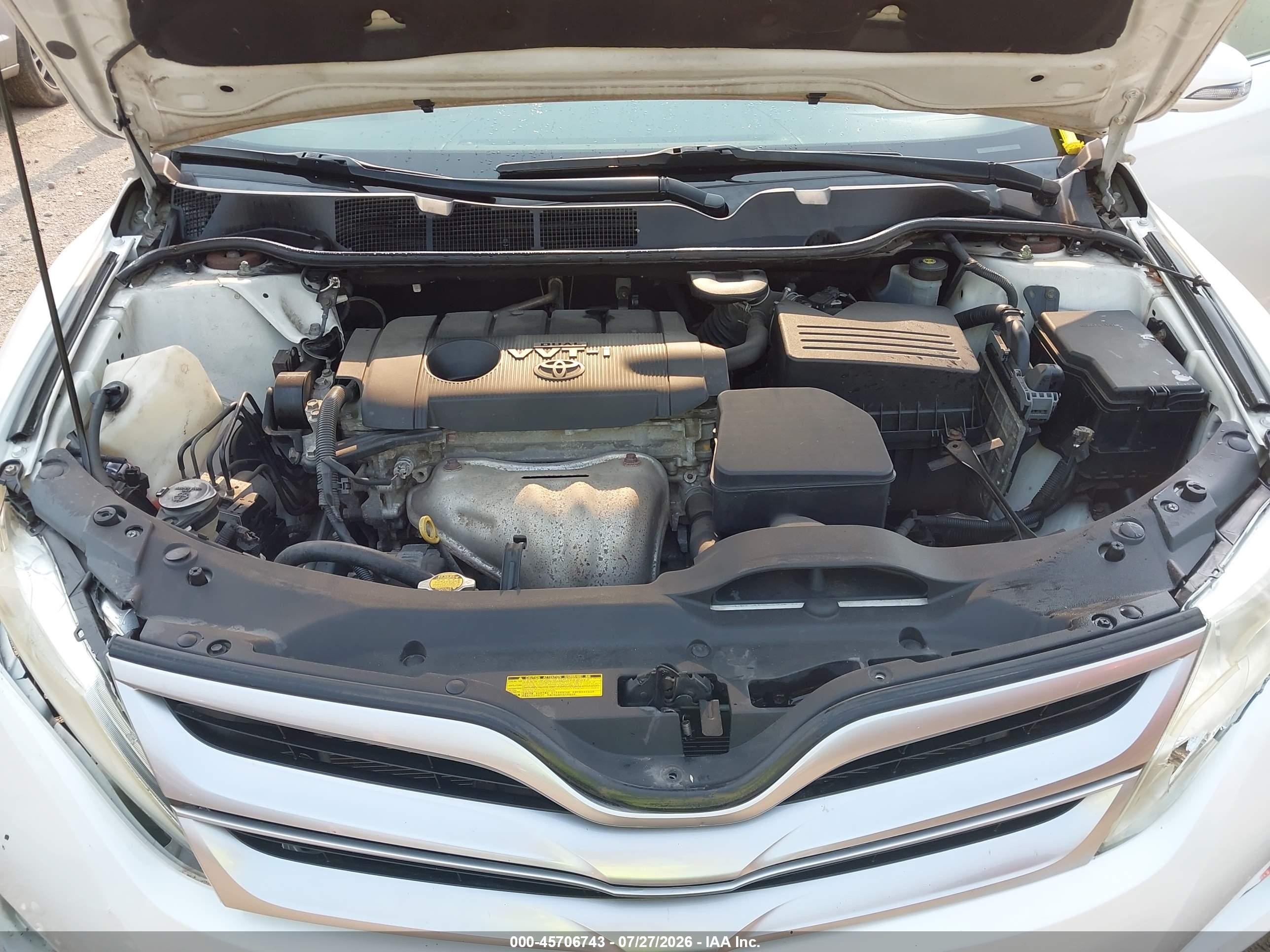 2015 Toyota Venza Le White vin: 4T3BA3BB5FU069308