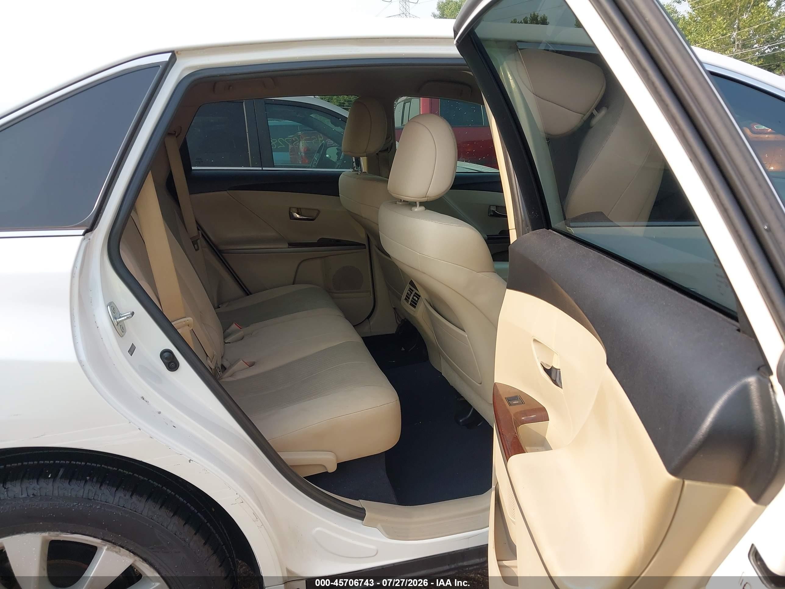 2015 Toyota Venza Le White vin: 4T3BA3BB5FU069308