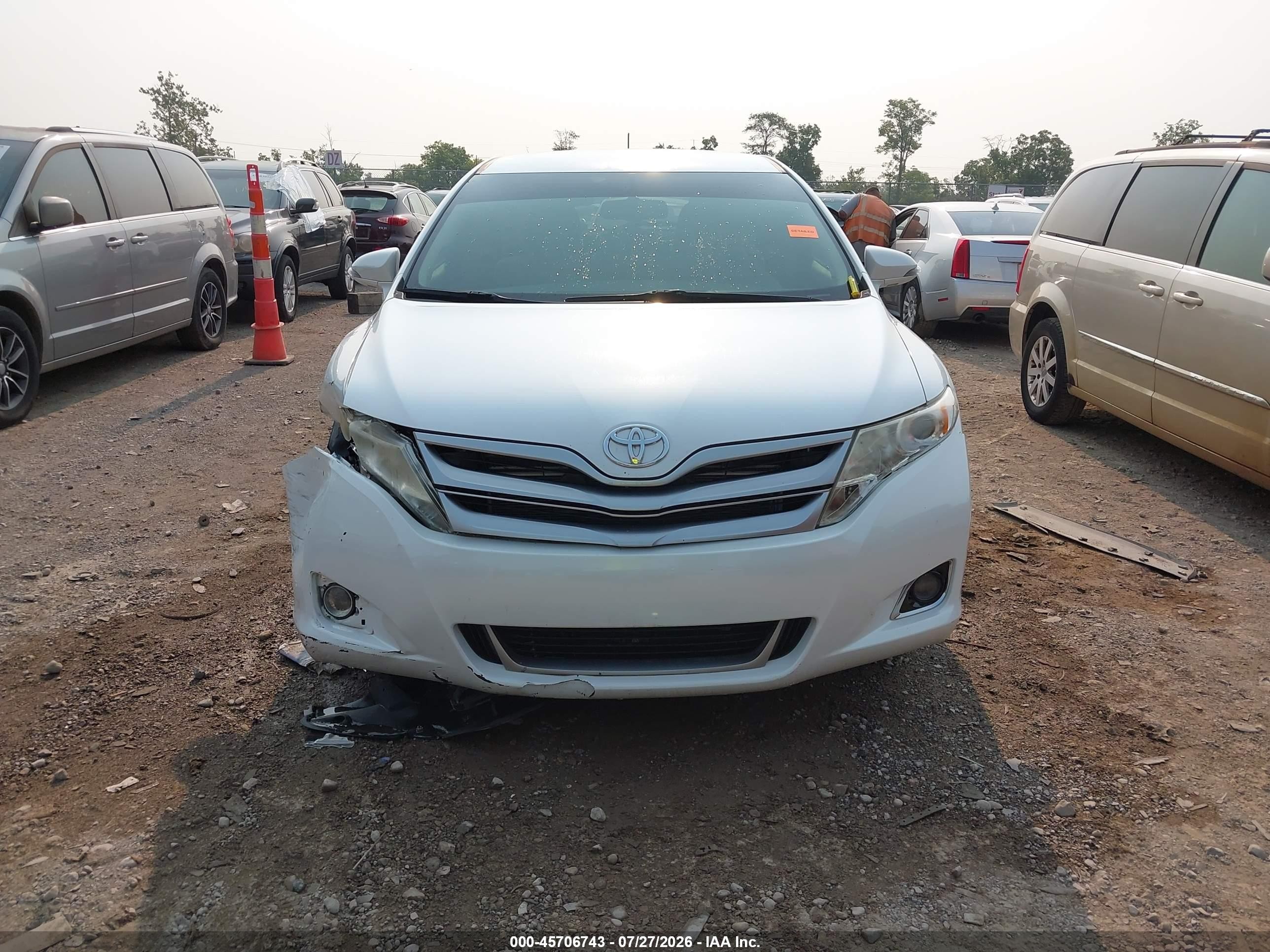 2015 Toyota Venza Le White vin: 4T3BA3BB5FU069308
