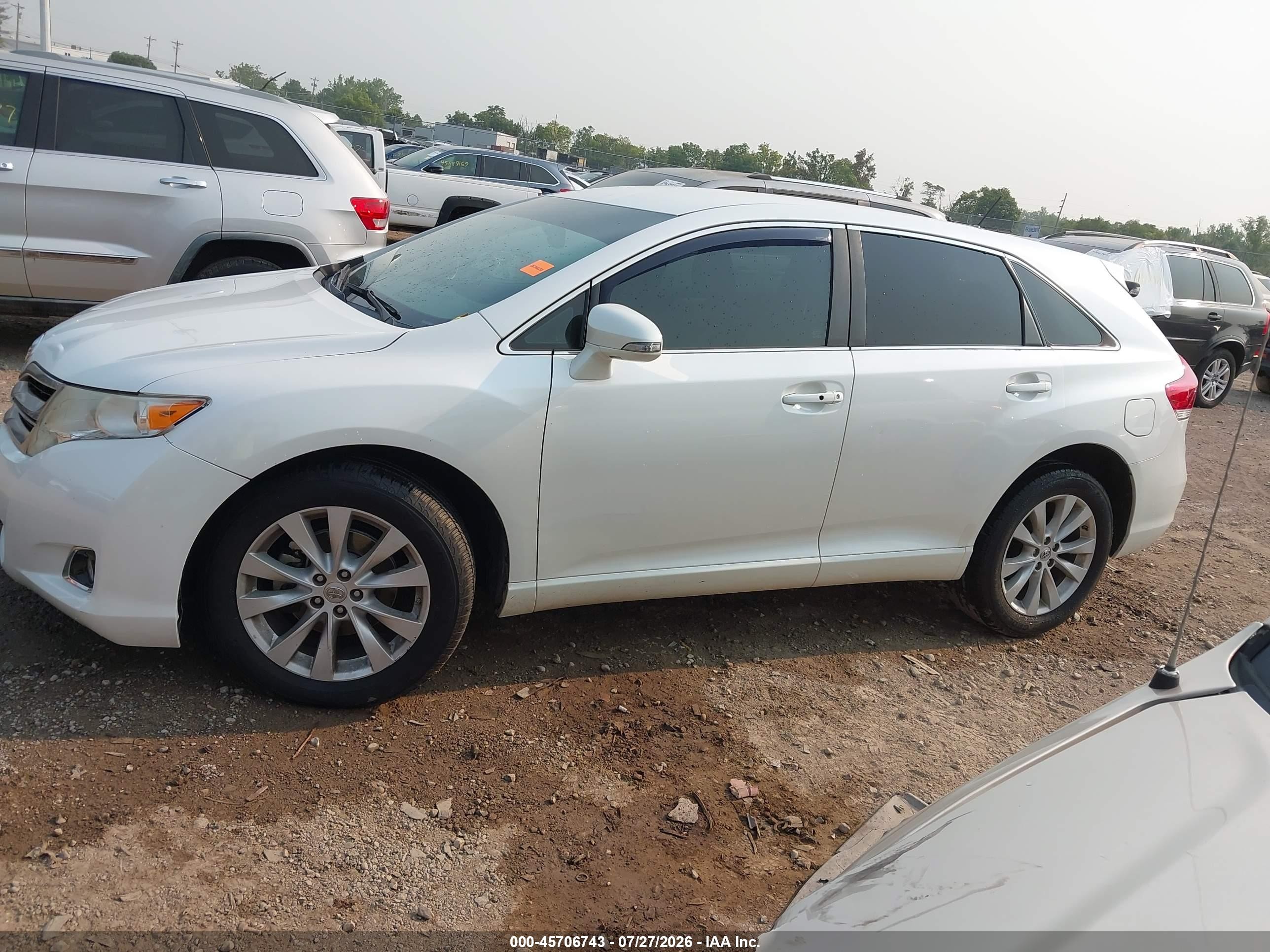 2015 Toyota Venza Le White vin: 4T3BA3BB5FU069308