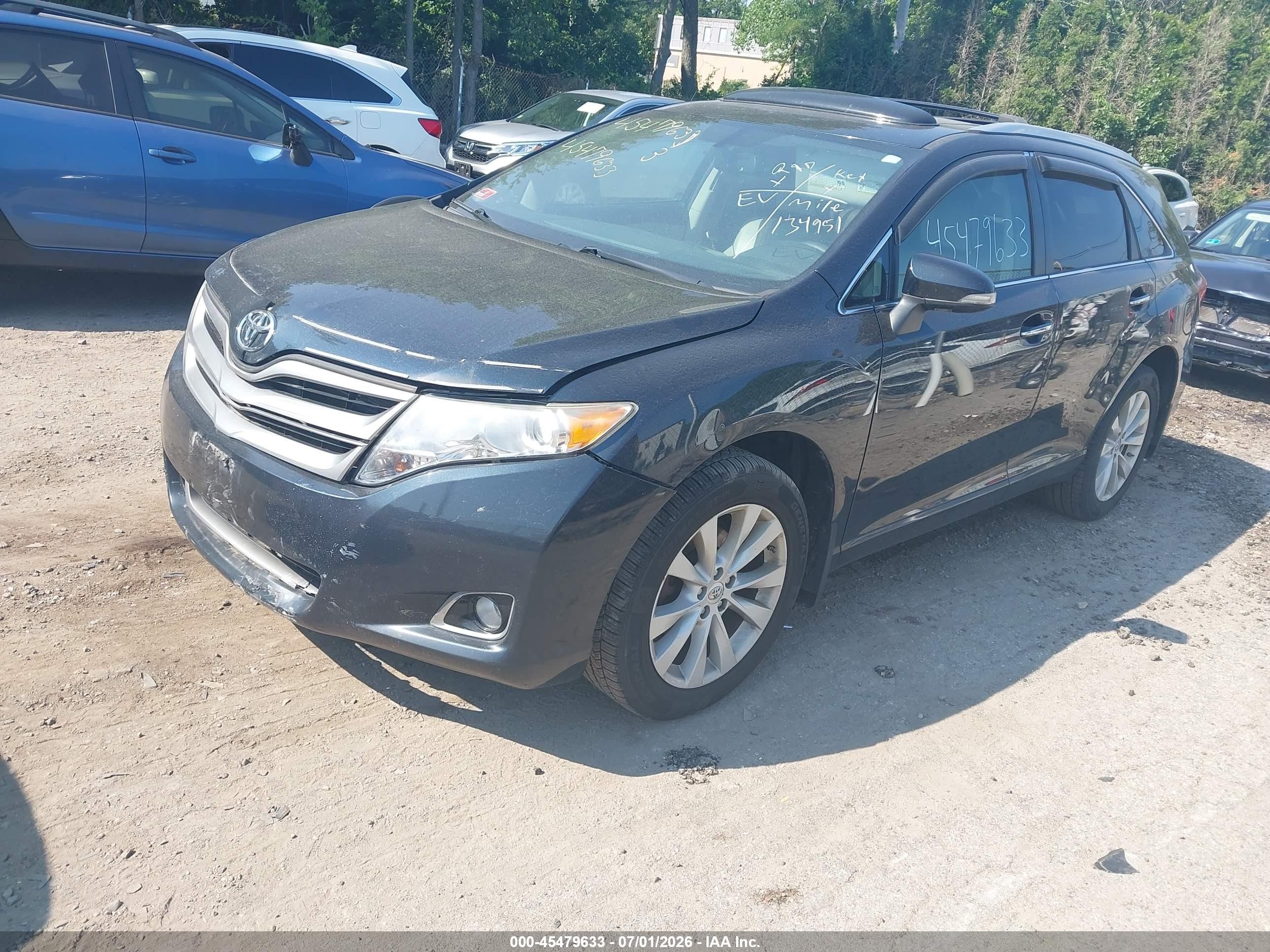 2015 Toyota Venza Xle Black vin: 4T3BA3BB5FU073665