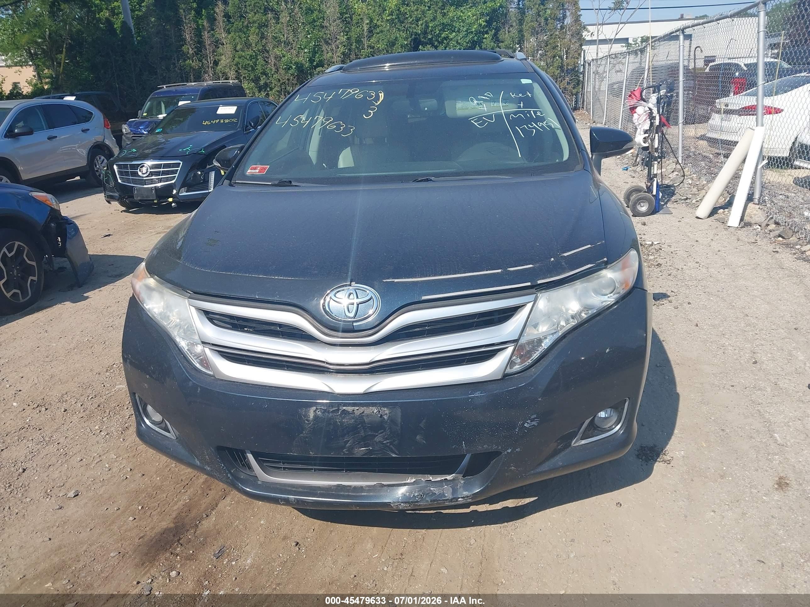 2015 Toyota Venza Xle Black vin: 4T3BA3BB5FU073665
