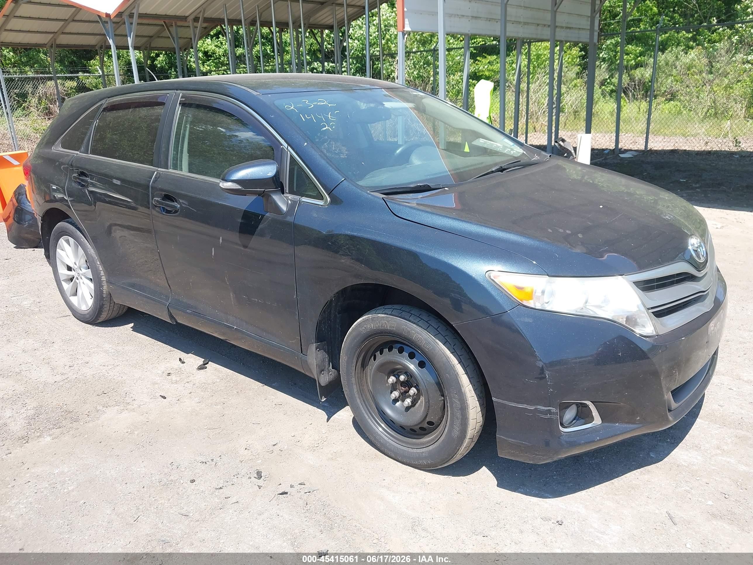 2015 Toyota Venza Le Dark Blue vin: 4T3BA3BB5FU073925