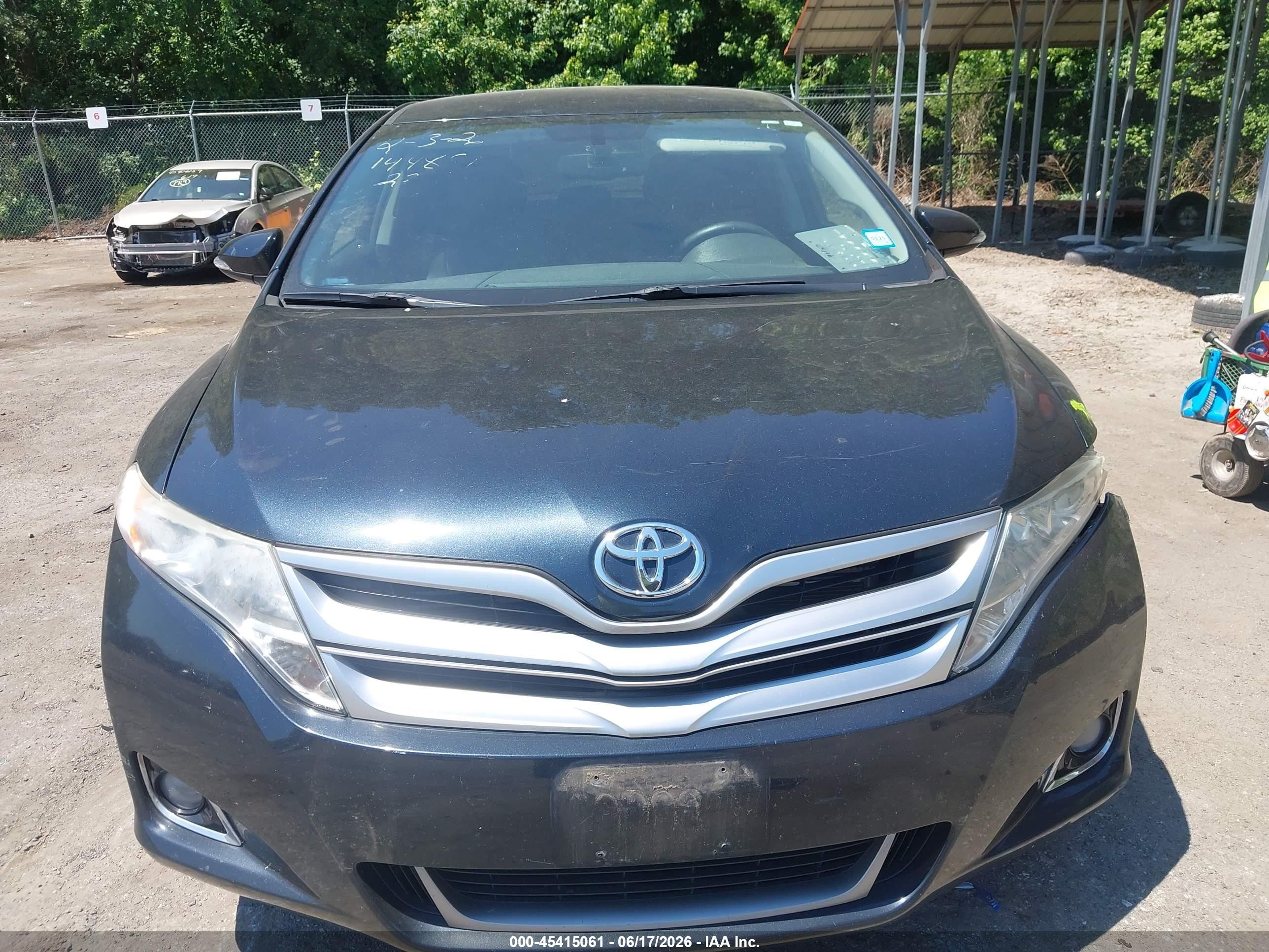 2015 Toyota Venza Le Dark Blue vin: 4T3BA3BB5FU073925