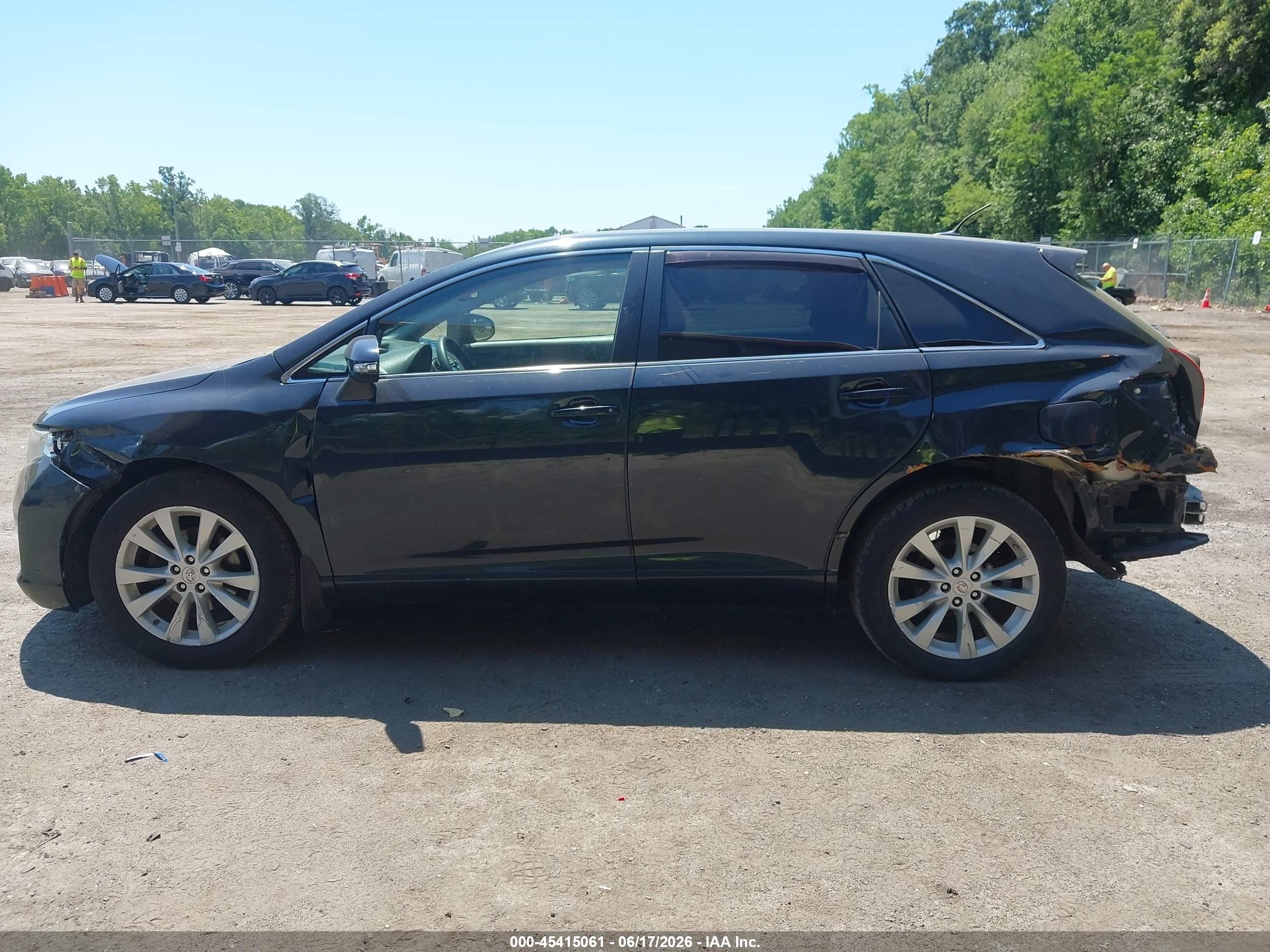 2015 Toyota Venza Le Dark Blue vin: 4T3BA3BB5FU073925