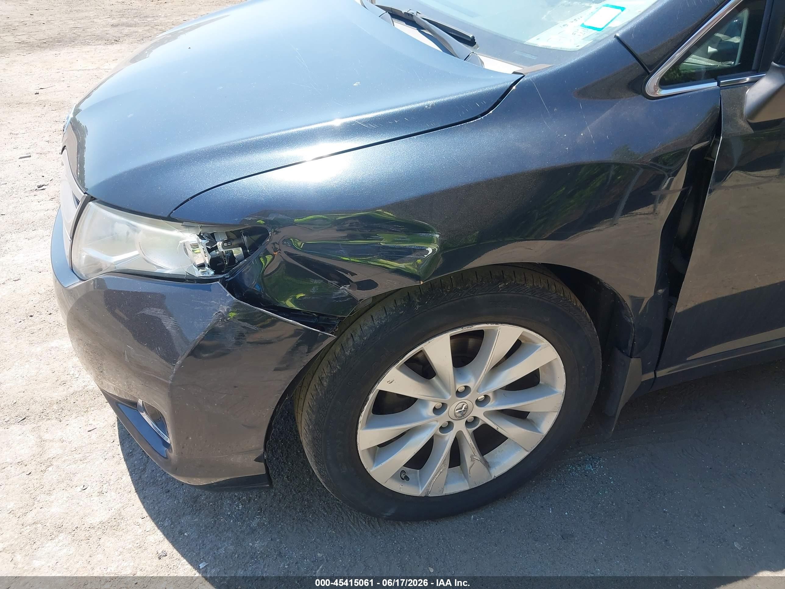 2015 Toyota Venza Le Dark Blue vin: 4T3BA3BB5FU073925