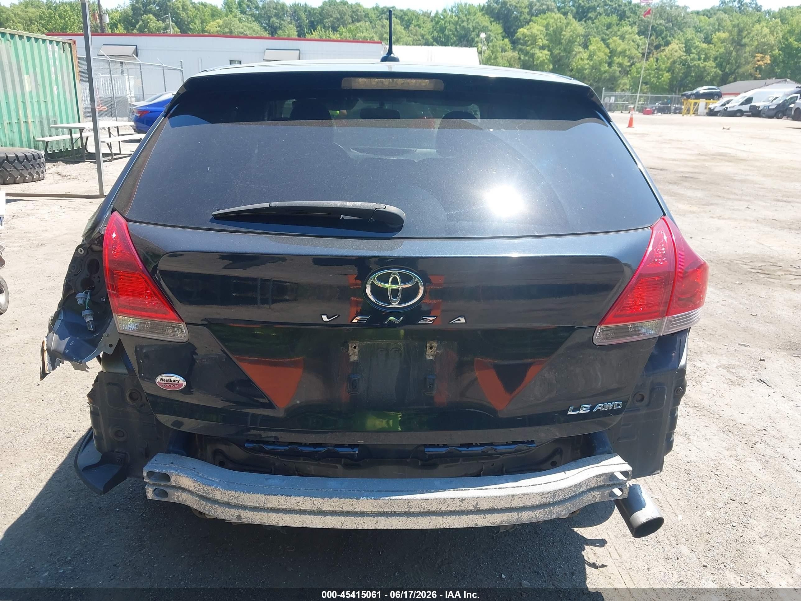2015 Toyota Venza Le Dark Blue vin: 4T3BA3BB5FU073925