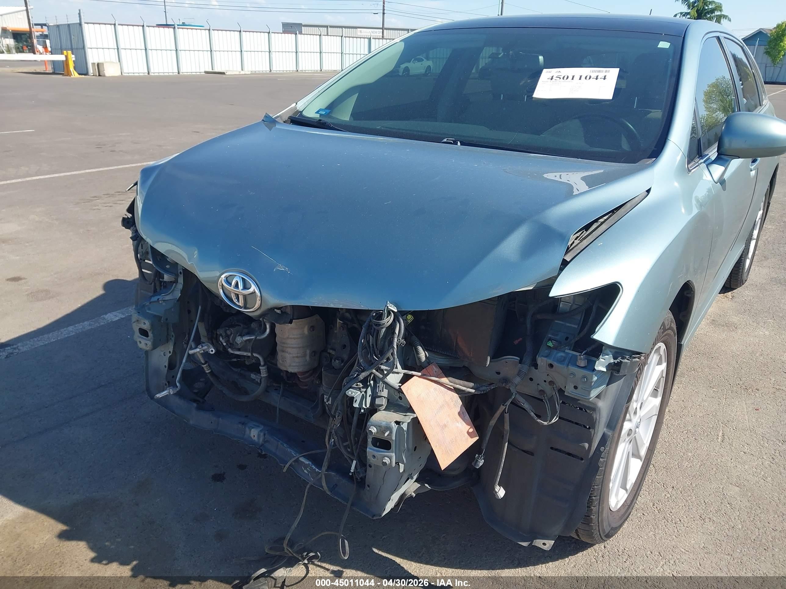 2010 Toyota Venza   Бирюзовый vin: 4T3BA3BB6AU018750