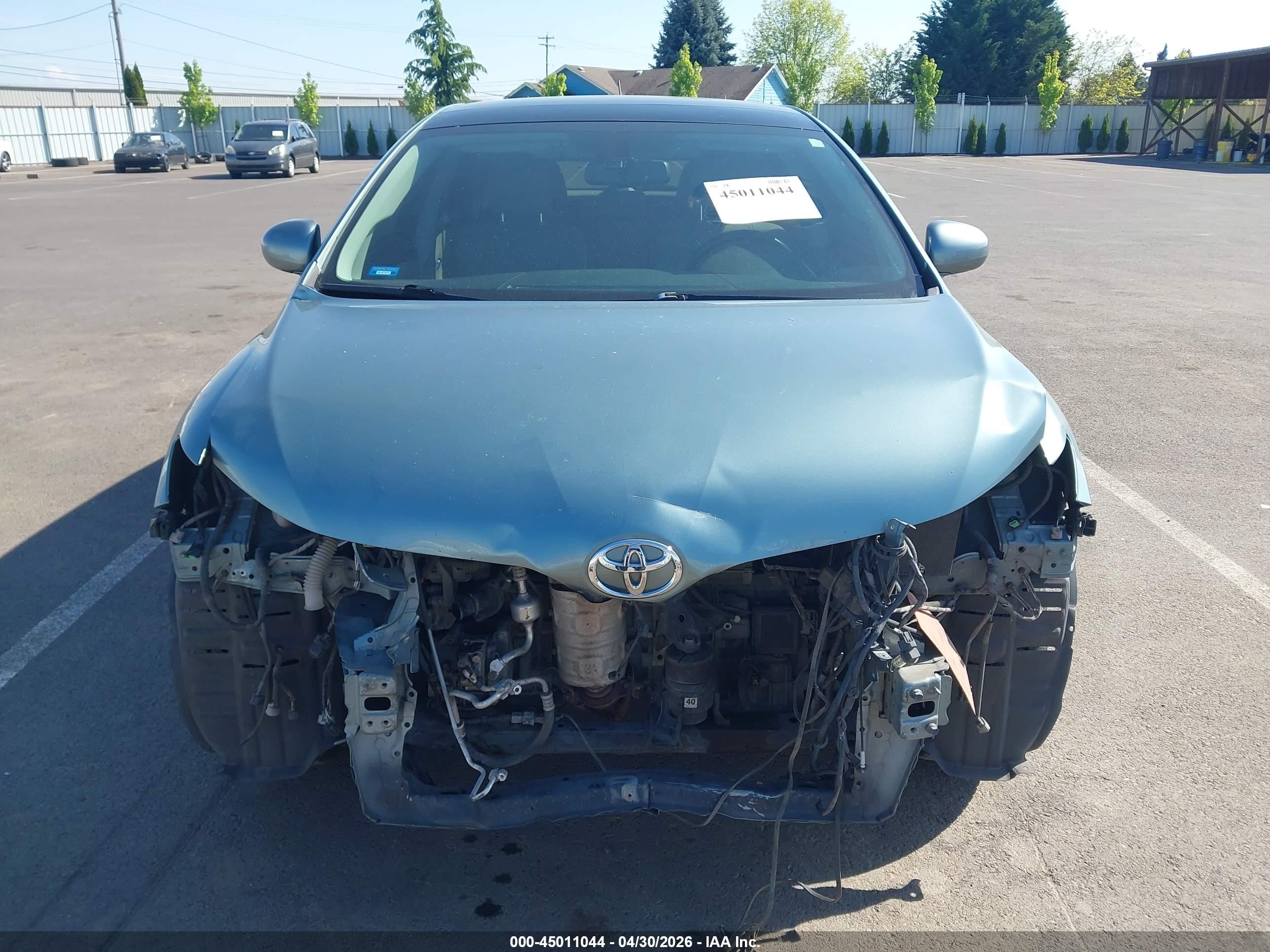 2010 Toyota Venza   Бирюзовый vin: 4T3BA3BB6AU018750