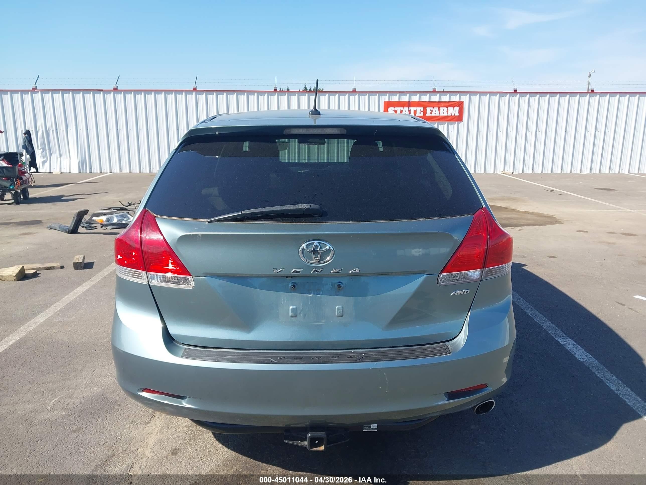2010 Toyota Venza   Бирюзовый vin: 4T3BA3BB6AU018750