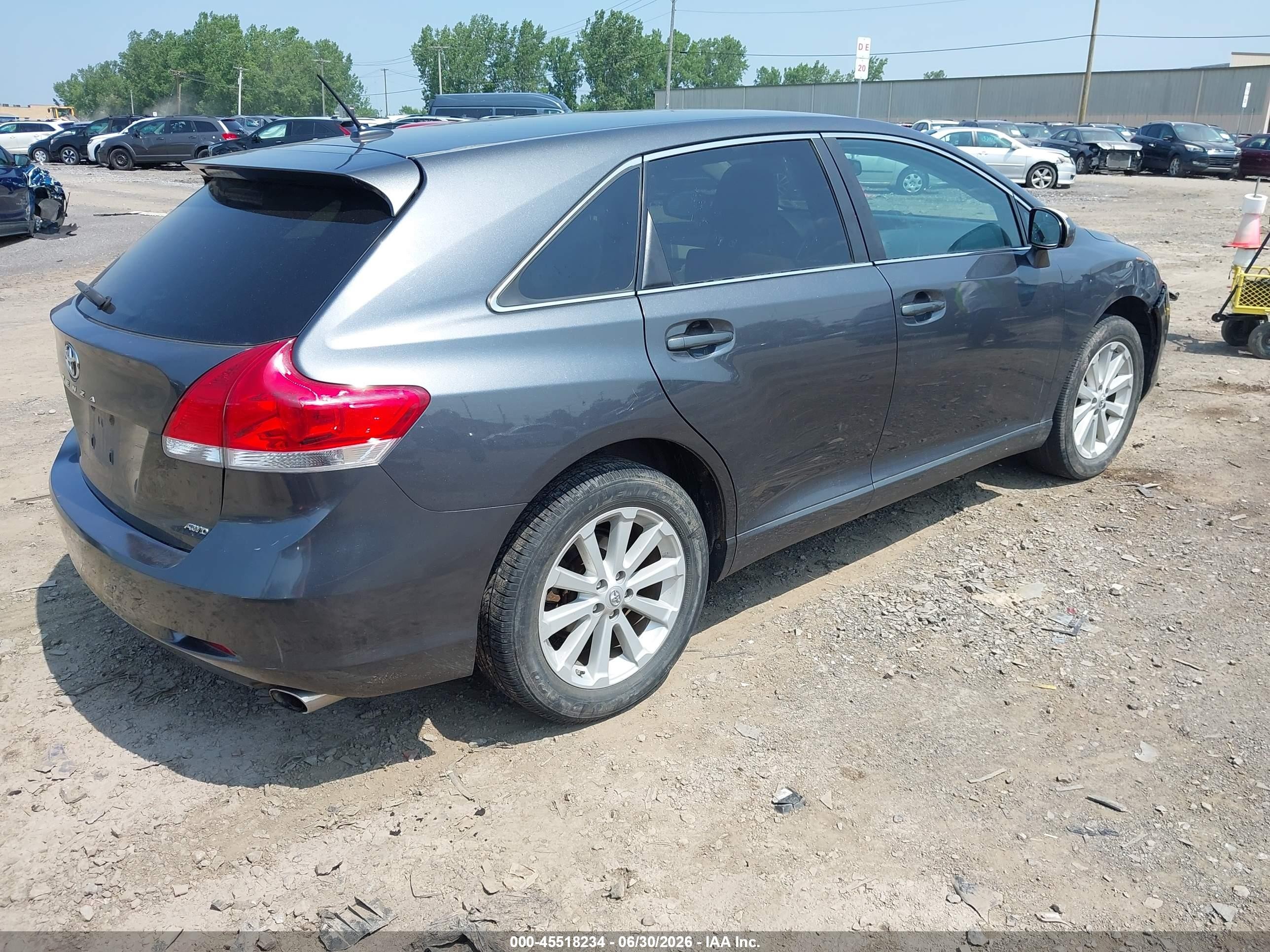 2011 Toyota Venza   Серый vin: 4T3BA3BB6BU021603