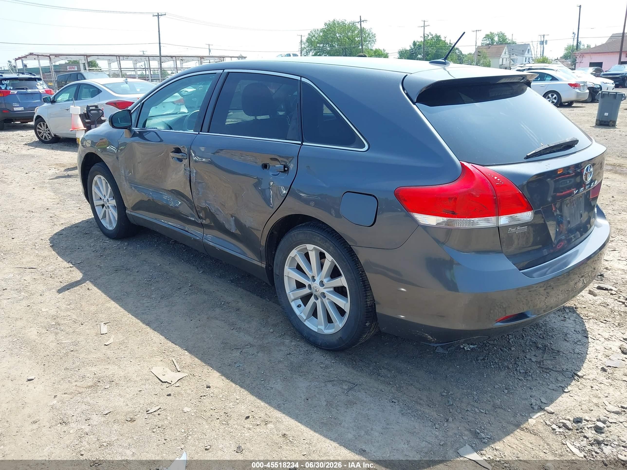 2011 Toyota Venza   Серый vin: 4T3BA3BB6BU021603