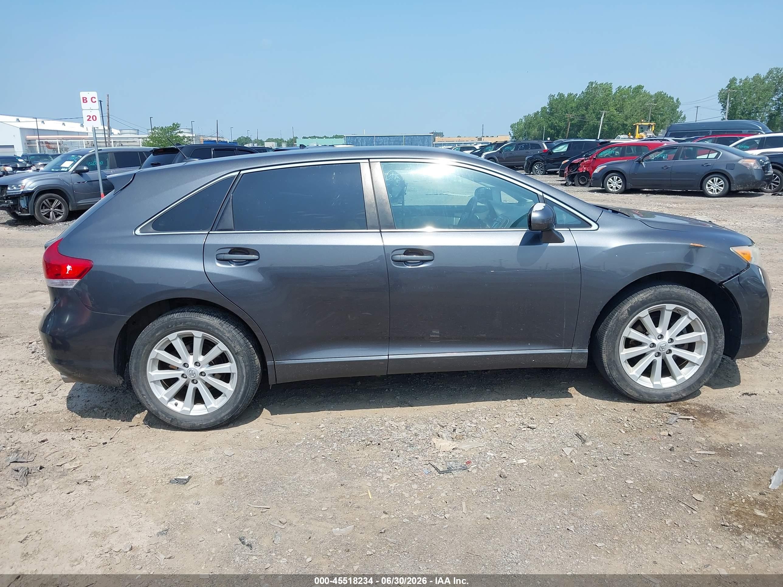 2011 Toyota Venza   Серый vin: 4T3BA3BB6BU021603