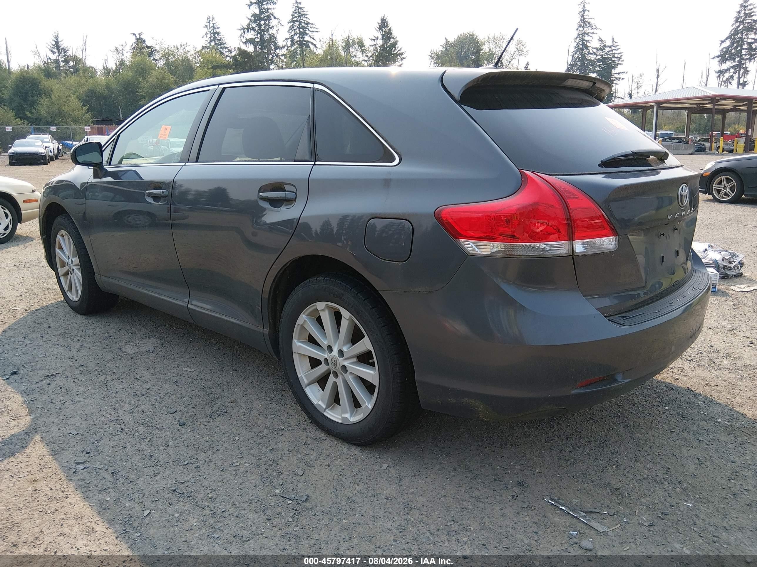 2011 Toyota Venza   Gray vin: 4T3BA3BB6BU024047