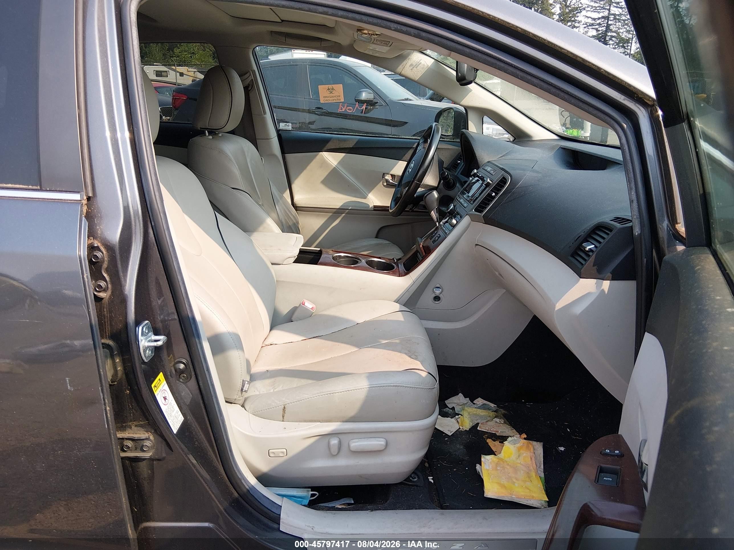 2011 Toyota Venza   Gray vin: 4T3BA3BB6BU024047