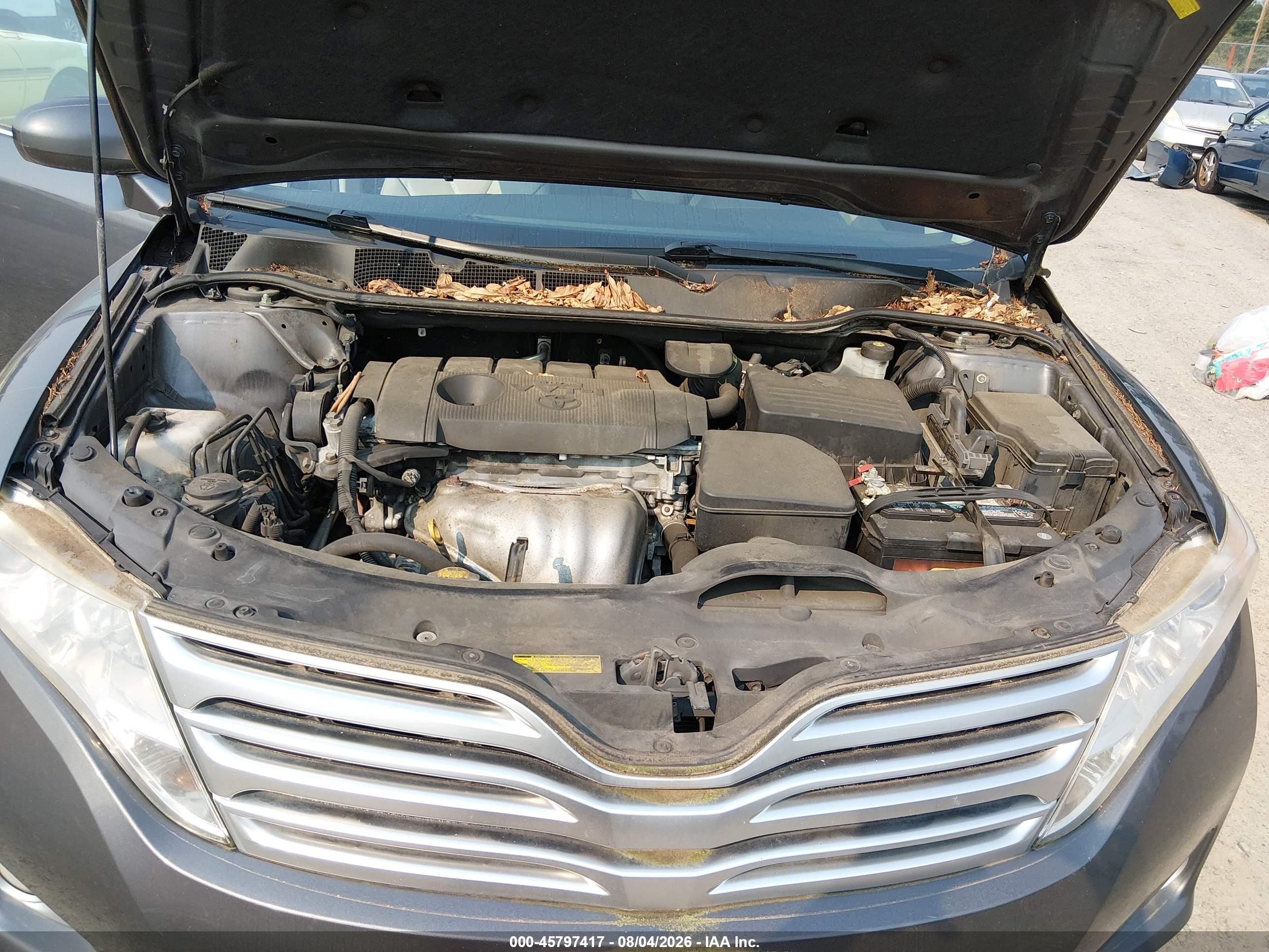 2011 Toyota Venza   Gray vin: 4T3BA3BB6BU024047