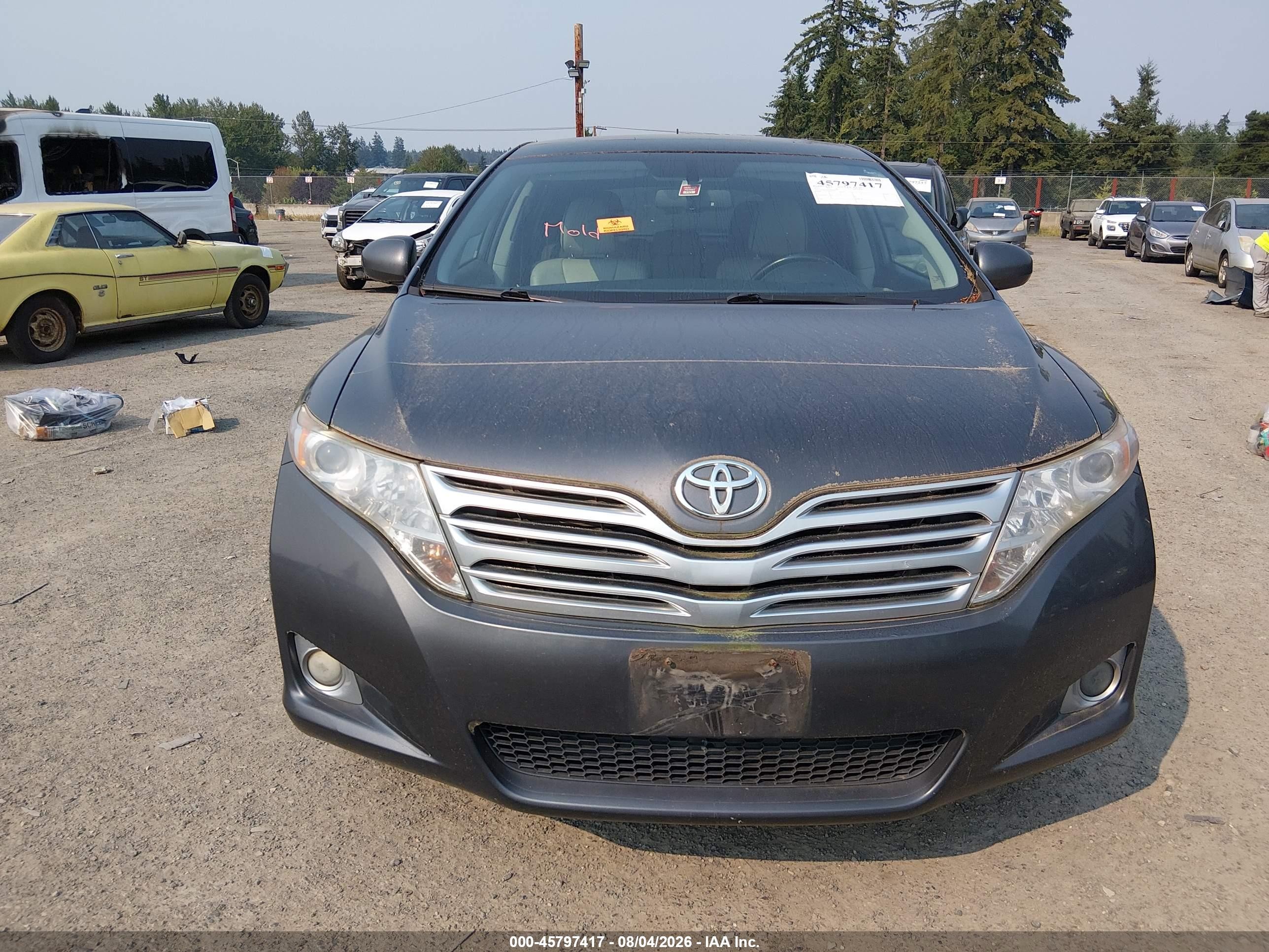 2011 Toyota Venza   Gray vin: 4T3BA3BB6BU024047