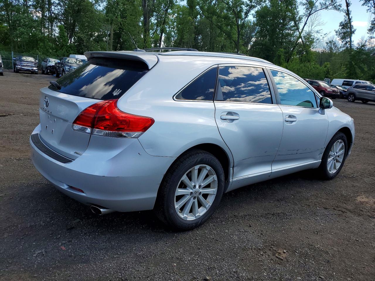2011 Toyota Venza Awd 4cyl Silver vin: 4T3BA3BB6BU027921