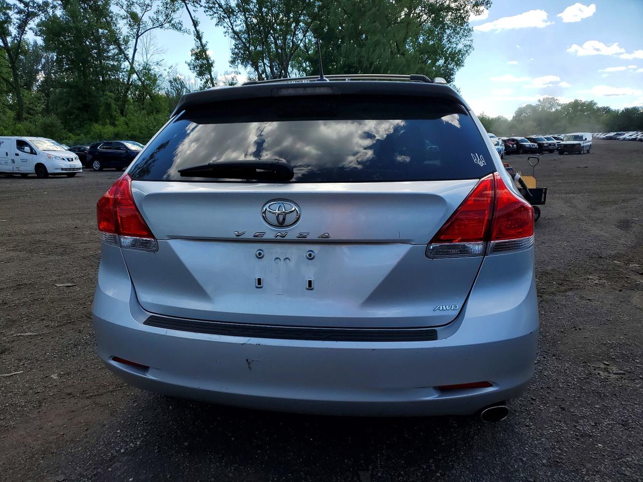 2011 Toyota Venza Awd 4cyl Silver vin: 4T3BA3BB6BU027921