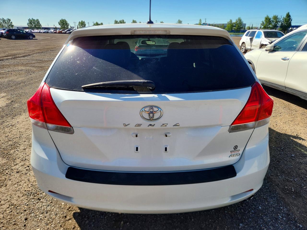 2012 Toyota Venza Le/xle White vin: 4T3BA3BB6CU030528