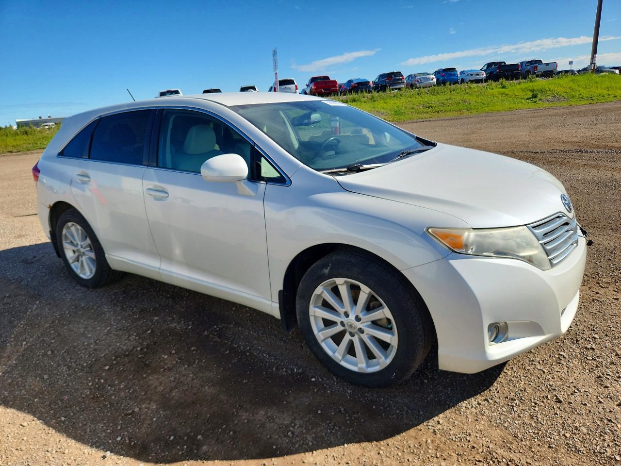2012 Toyota Venza Le/xle White vin: 4T3BA3BB6CU030528