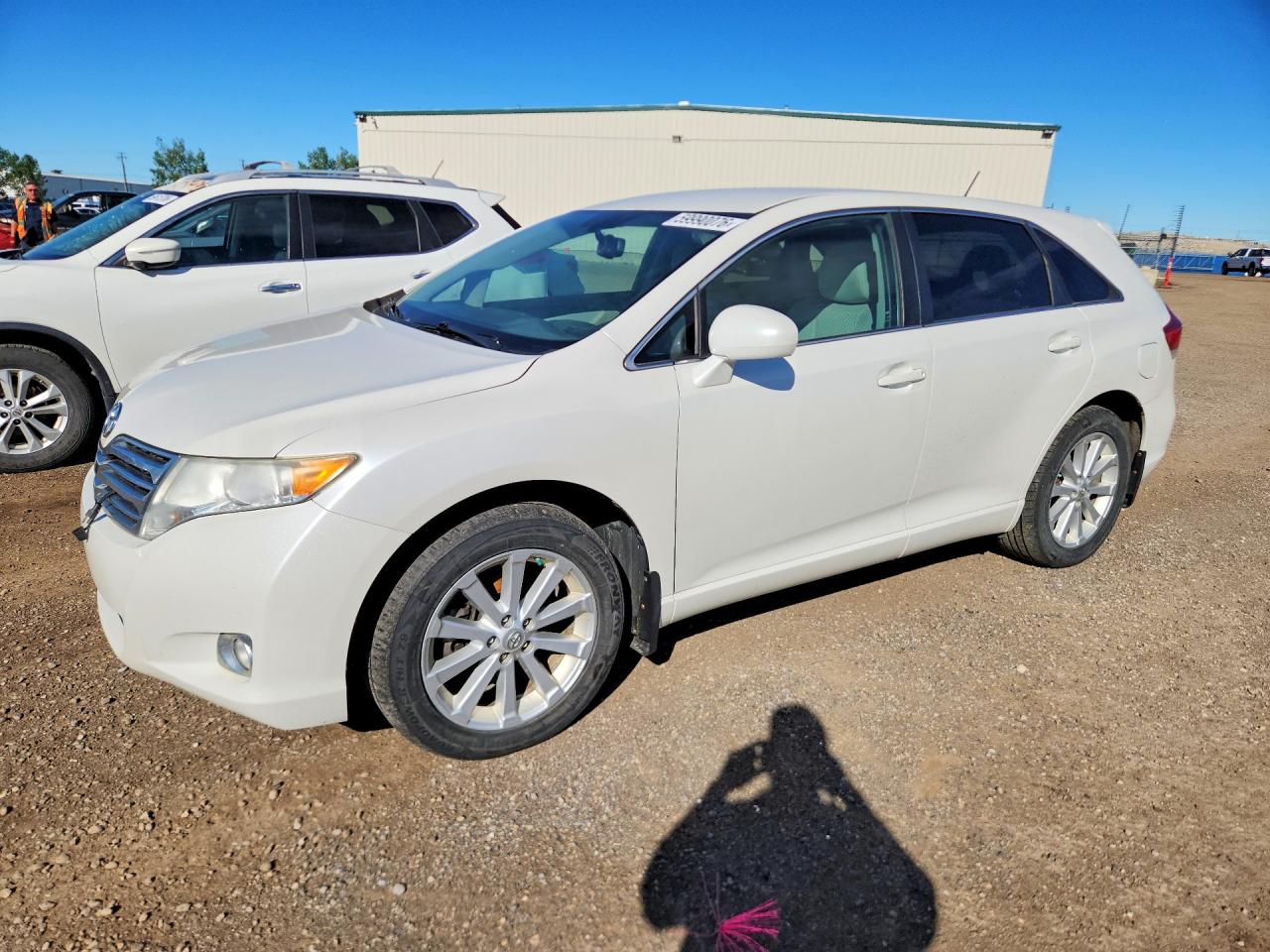 2012 Toyota Venza Le/xle White vin: 4T3BA3BB6CU030528