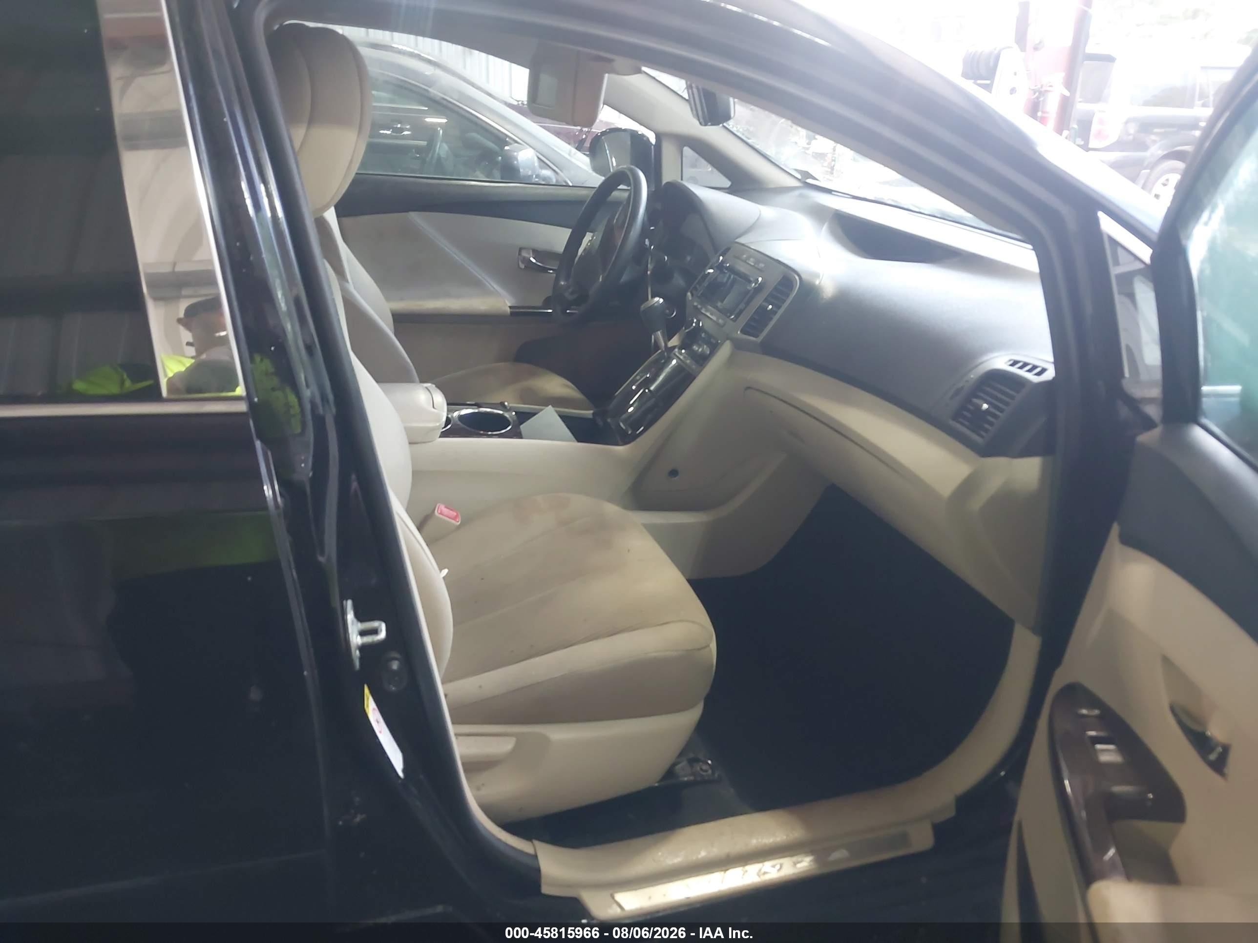 2012 Toyota Venza Le Black vin: 4T3BA3BB6CU032666