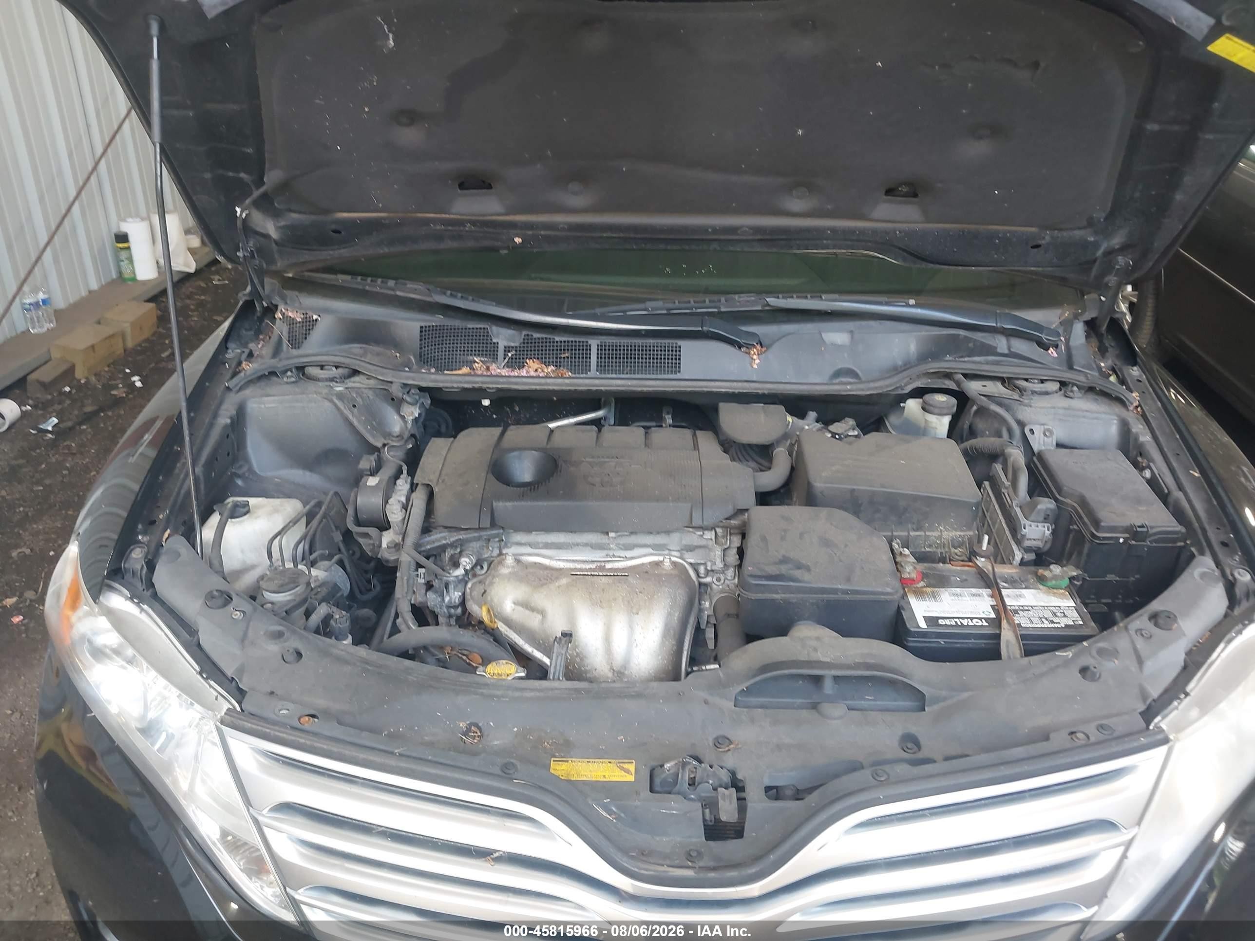 2012 Toyota Venza Le Black vin: 4T3BA3BB6CU032666