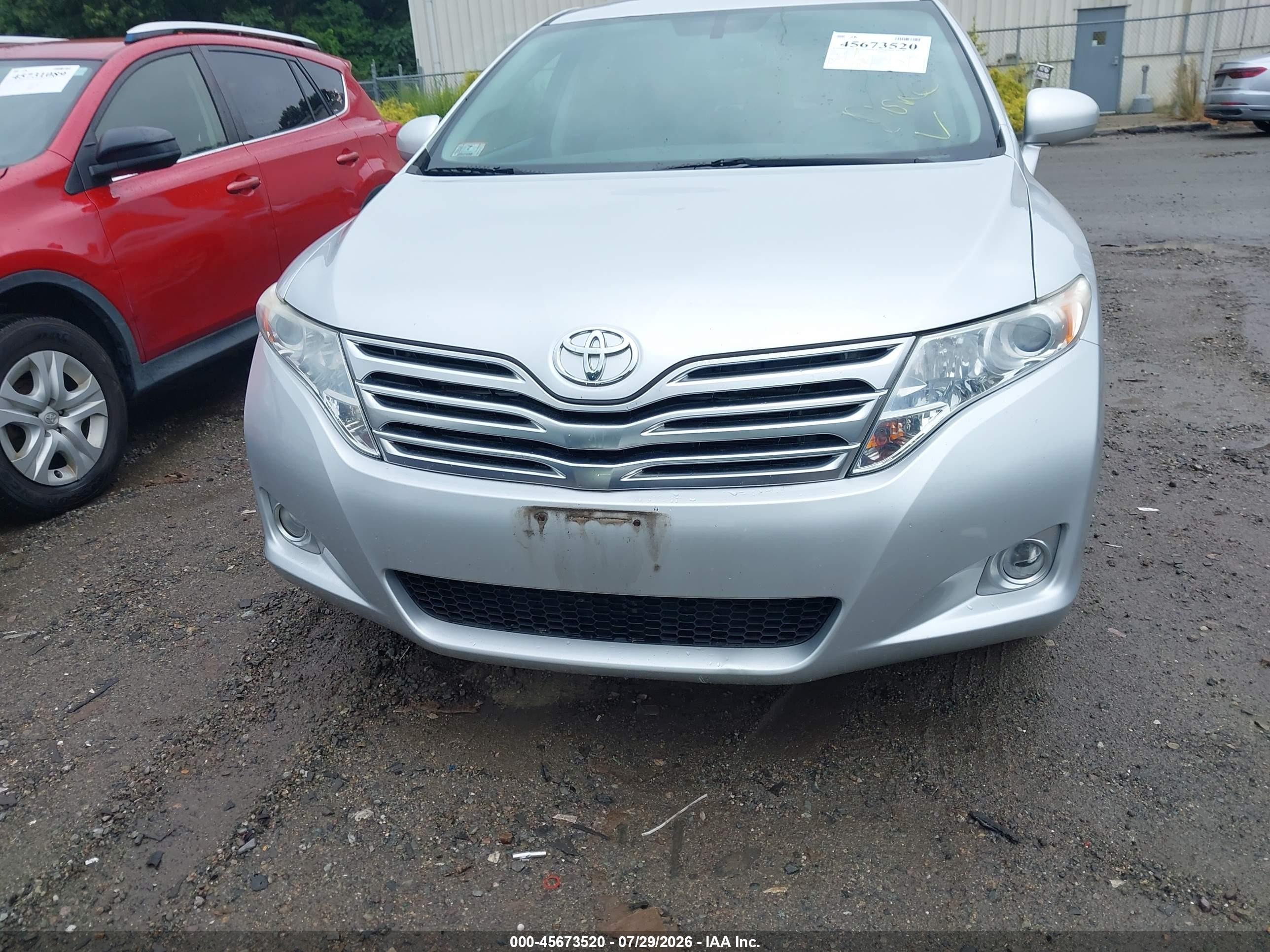 2012 Toyota Venza Le Серебряный vin: 4T3BA3BB6CU032974