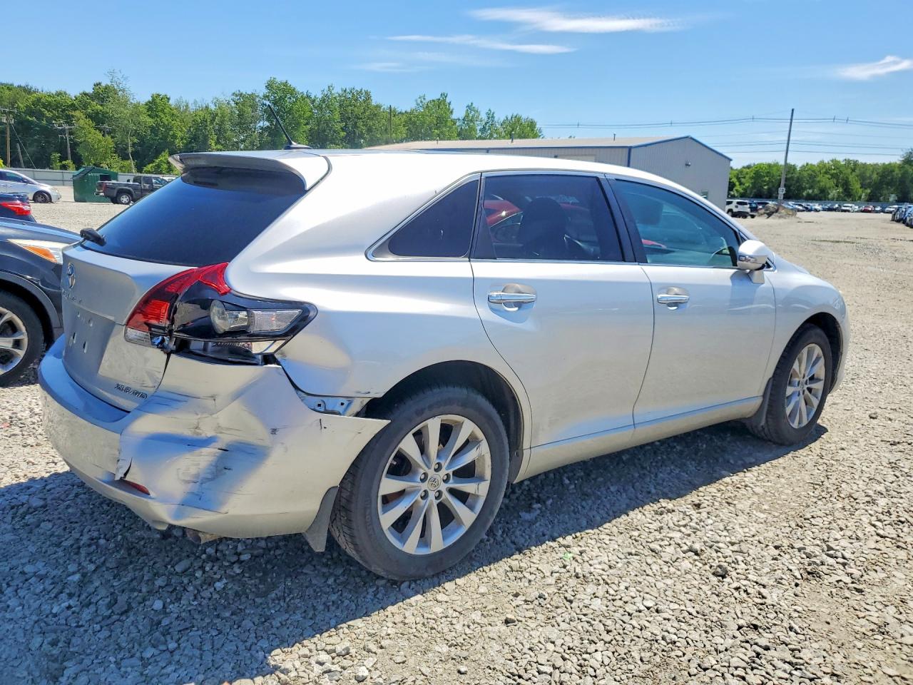 2013 Toyota Venza Silver vin: 4T3BA3BB6DU046441