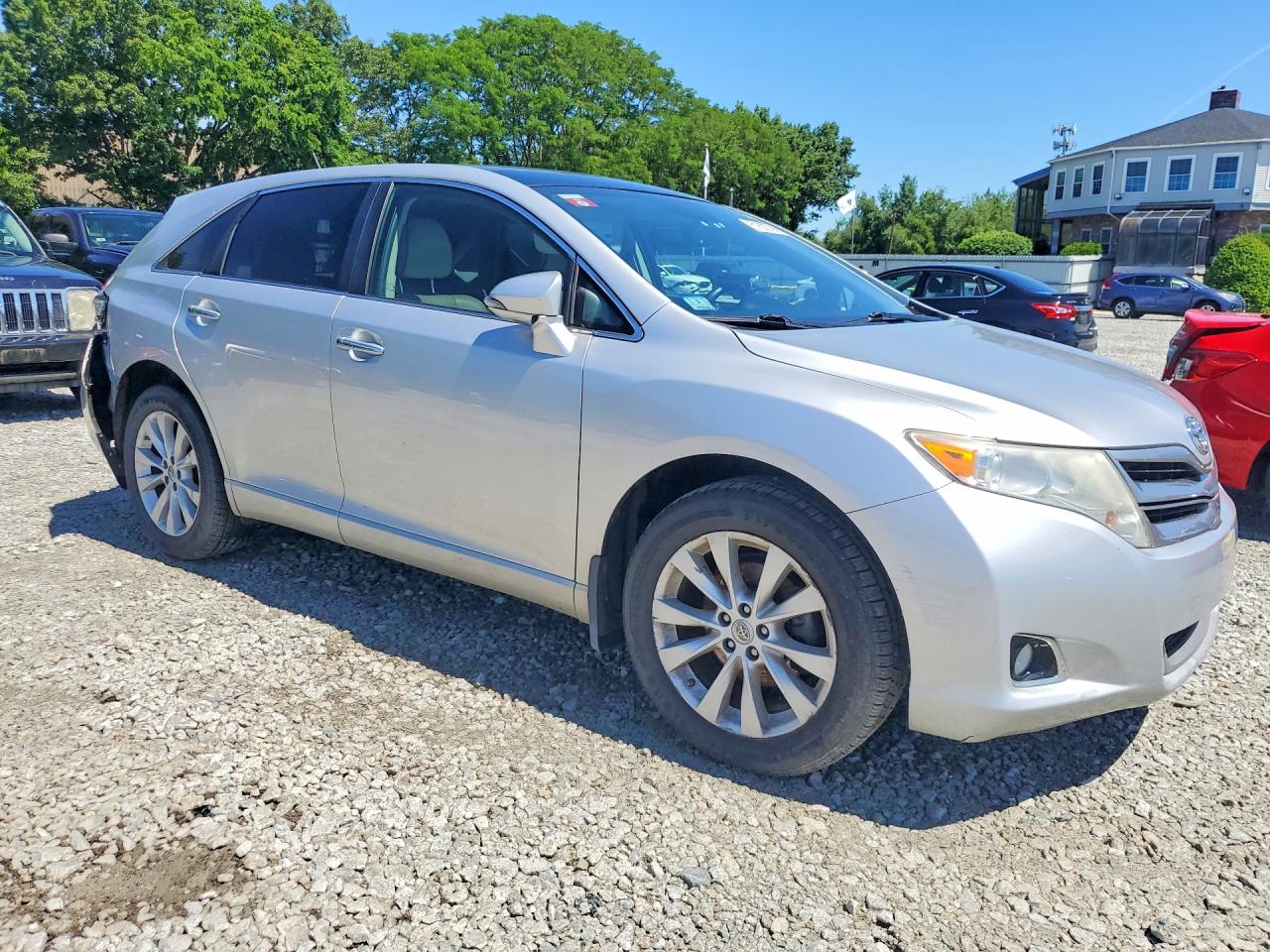 2013 Toyota Venza Silver vin: 4T3BA3BB6DU046441
