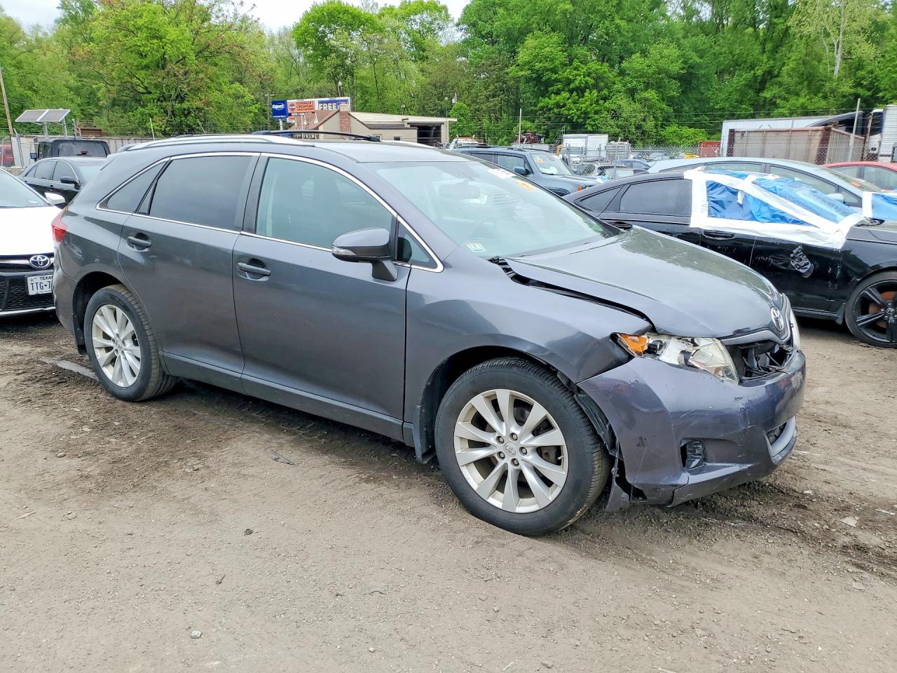 2013 Toyota Venza Le Gray vin: 4T3BA3BB6DU047427