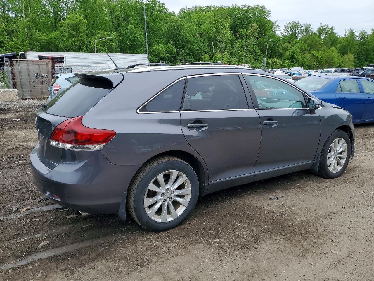 2013 Toyota Venza Le Gray vin: 4T3BA3BB6DU047427