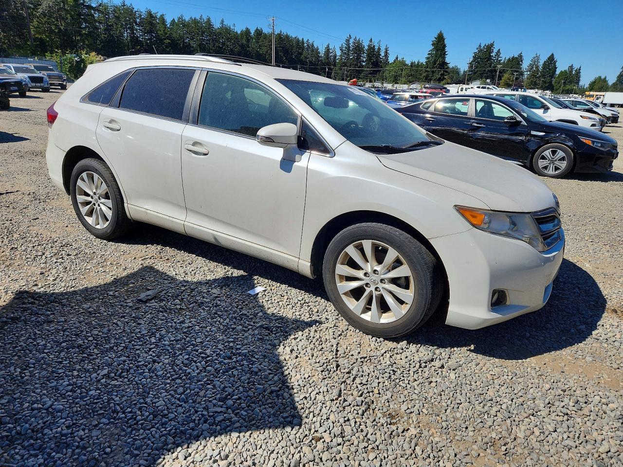 2013 Toyota Venza Le Белый vin: 4T3BA3BB6DU048660