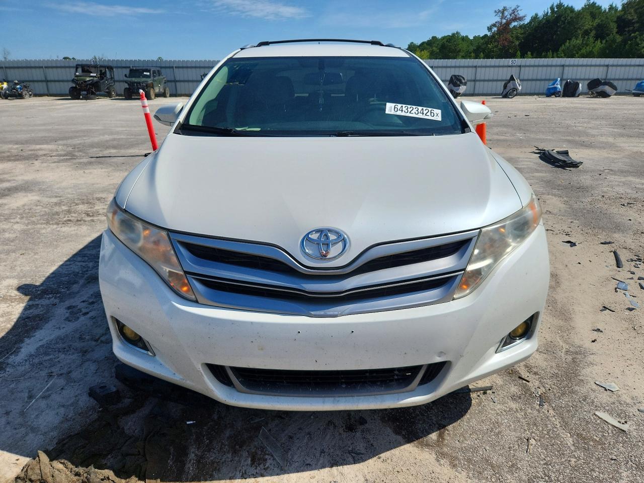 2013 Toyota Venza Le White vin: 4T3BA3BB6DU048836