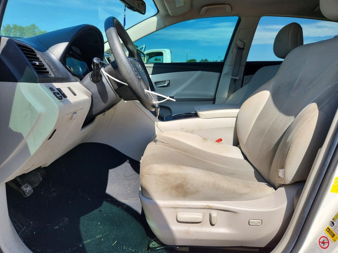 2013 Toyota Venza Le White vin: 4T3BA3BB6DU048836