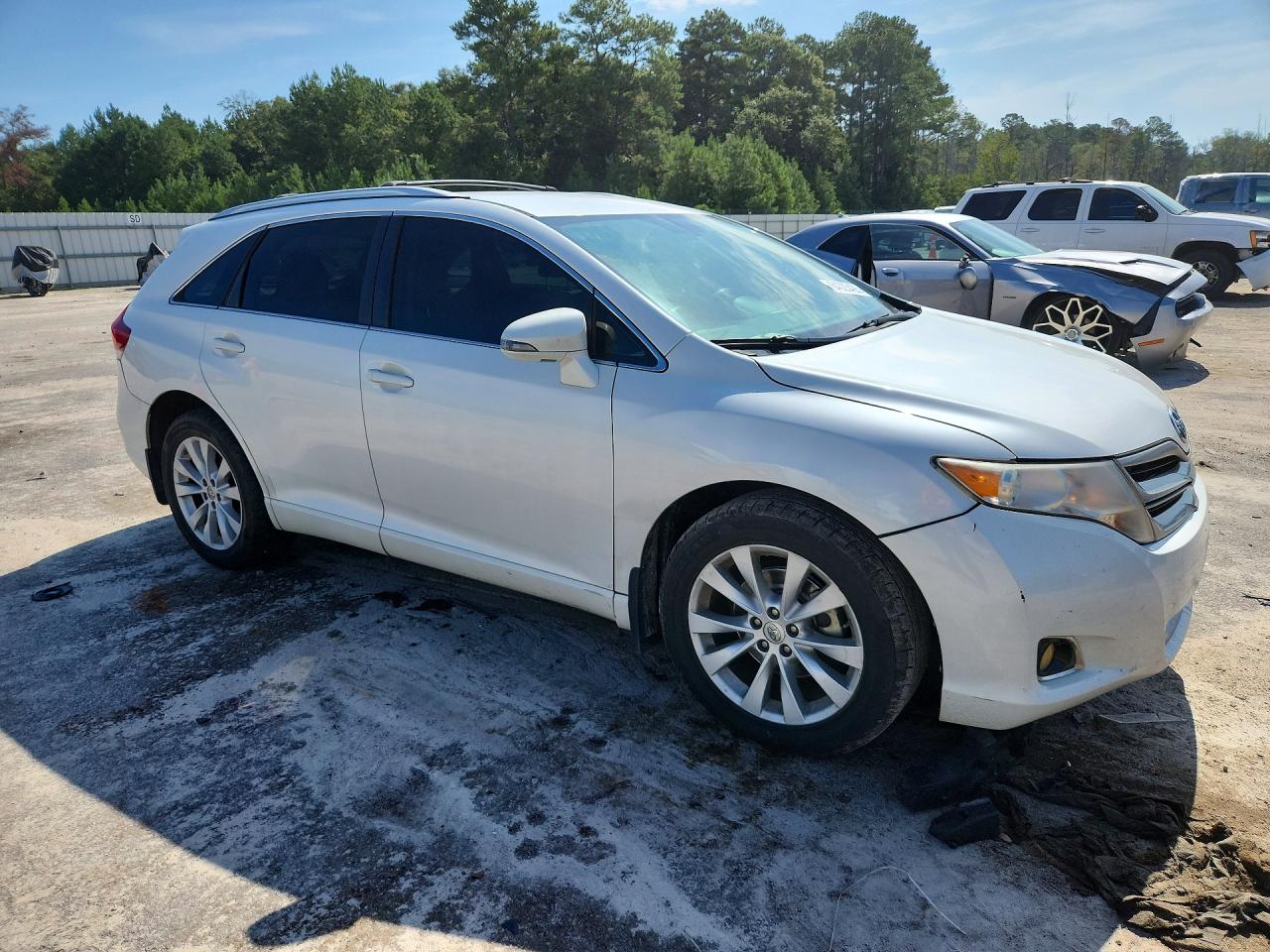 2013 Toyota Venza Le White vin: 4T3BA3BB6DU048836