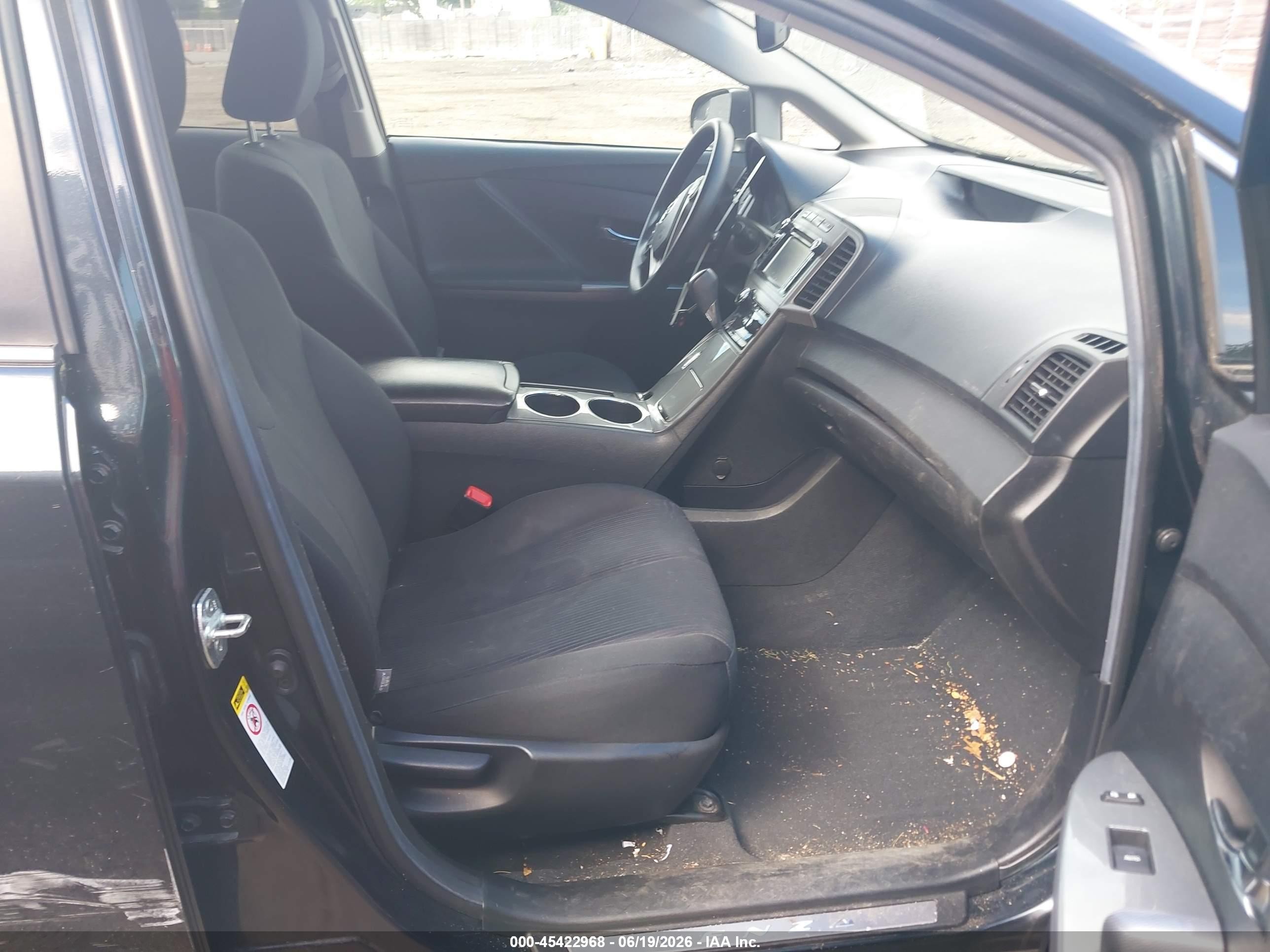 2014 Toyota Venza Le Dark Blue vin: 4T3BA3BB6EU052290