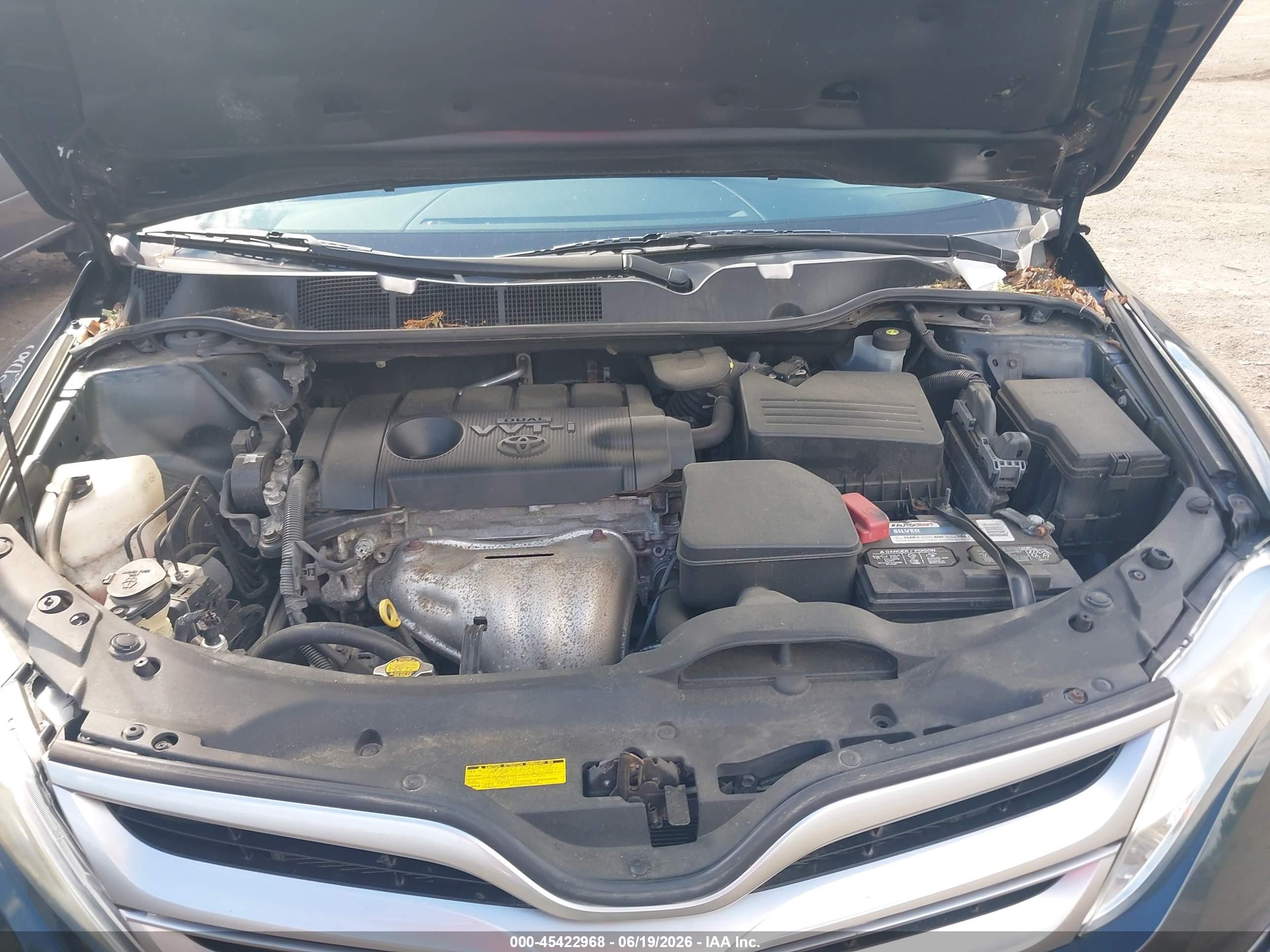 2014 Toyota Venza Le Dark Blue vin: 4T3BA3BB6EU052290