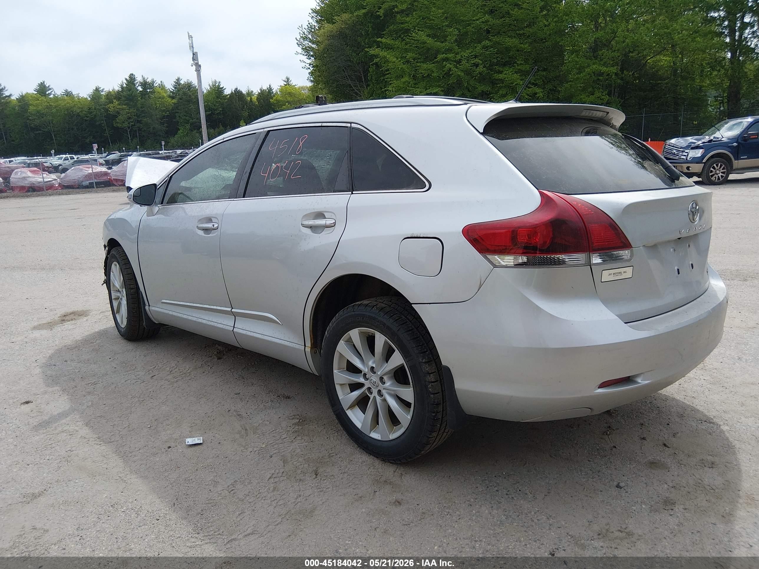 2014 Toyota Venza Xle Silver vin: 4T3BA3BB6EU055691