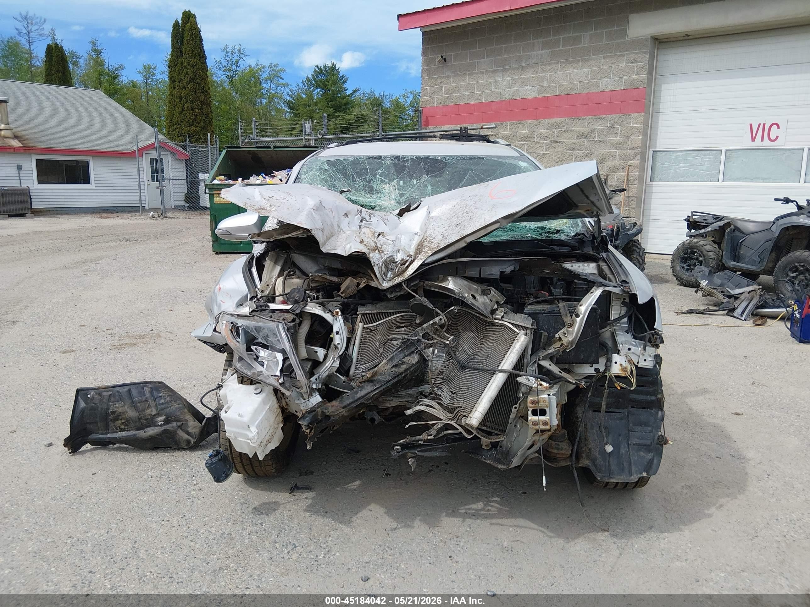 2014 Toyota Venza Xle Silver vin: 4T3BA3BB6EU055691