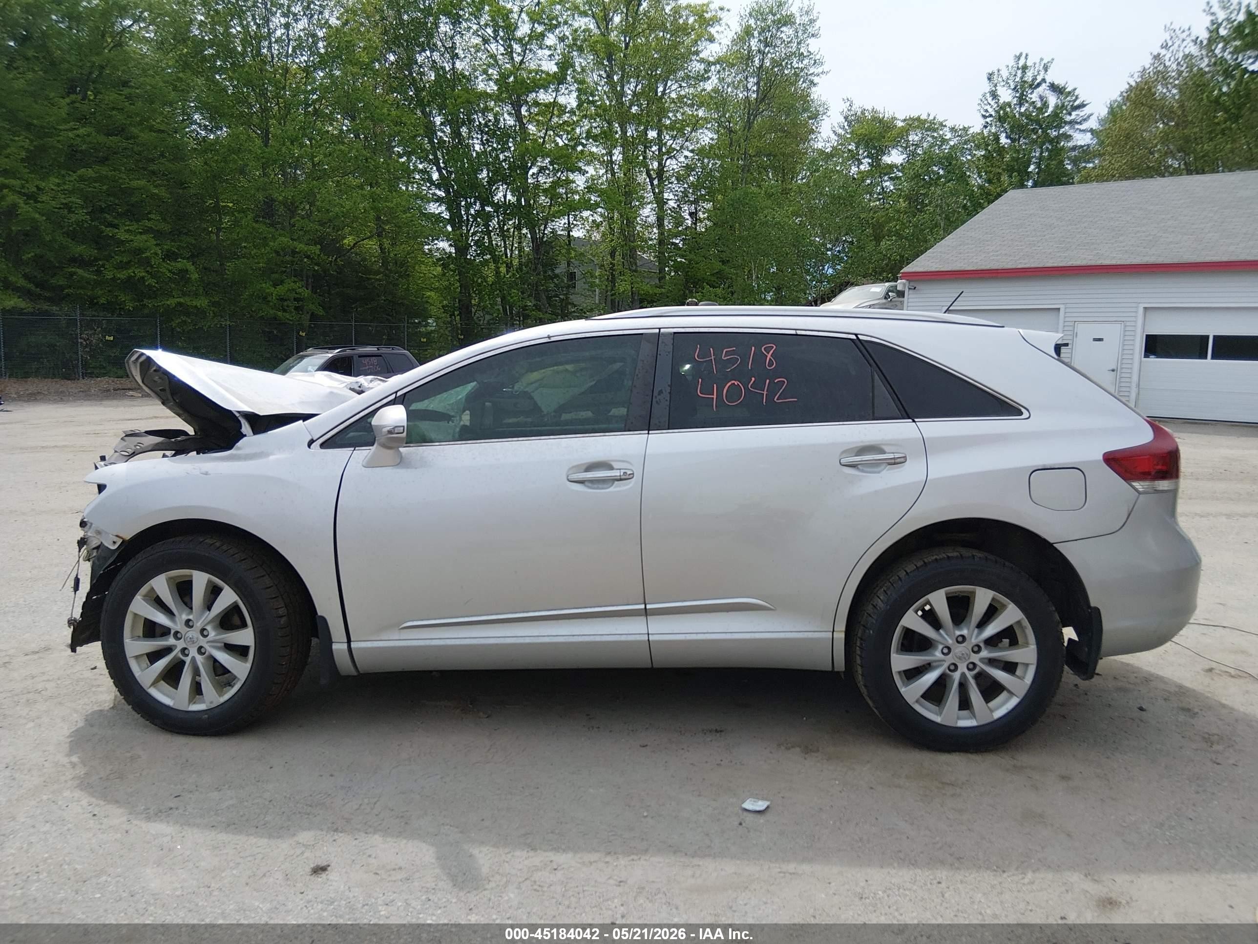 2014 Toyota Venza Xle Silver vin: 4T3BA3BB6EU055691
