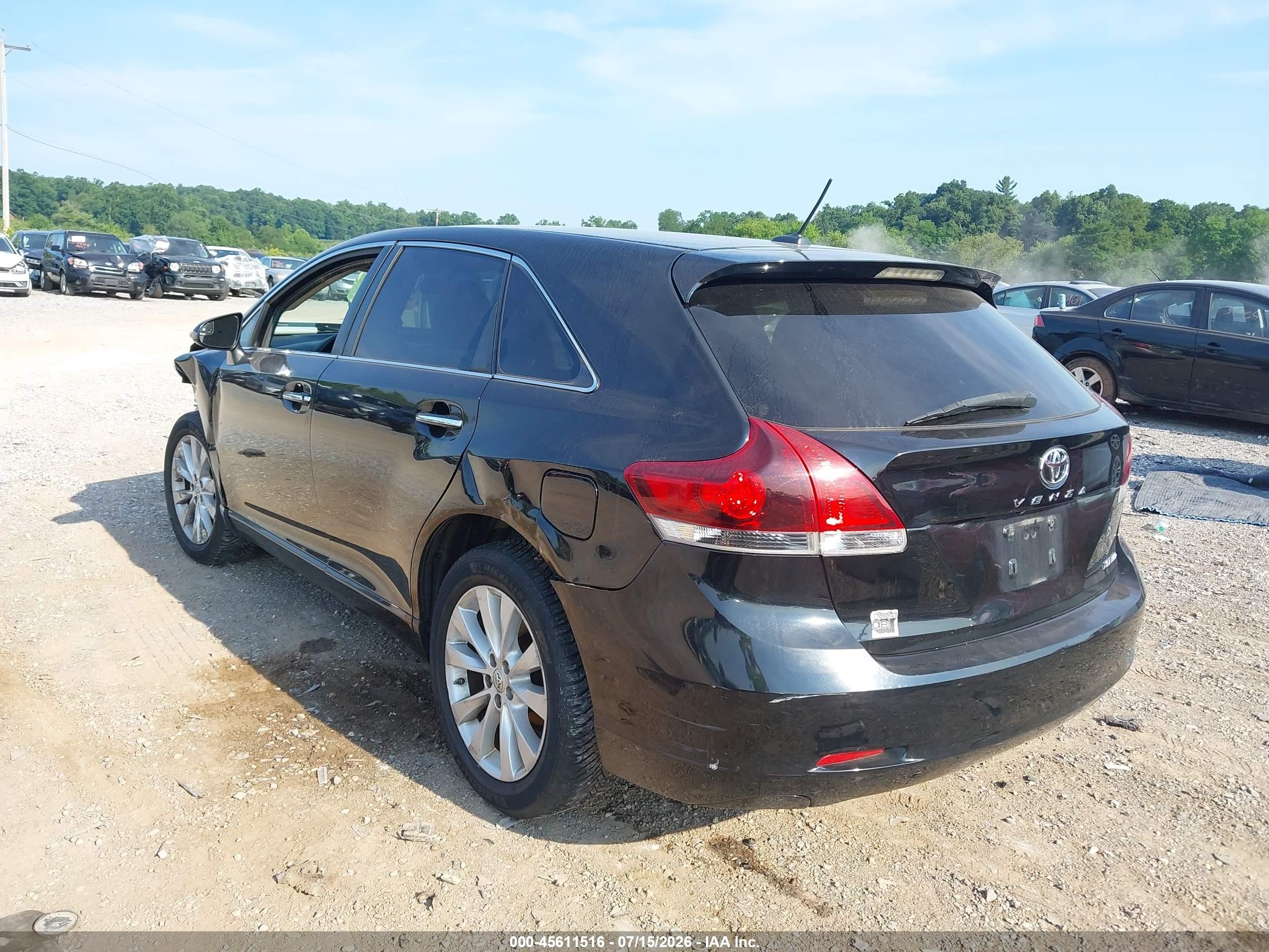 2014 Toyota Venza Xle Black vin: 4T3BA3BB6EU057294