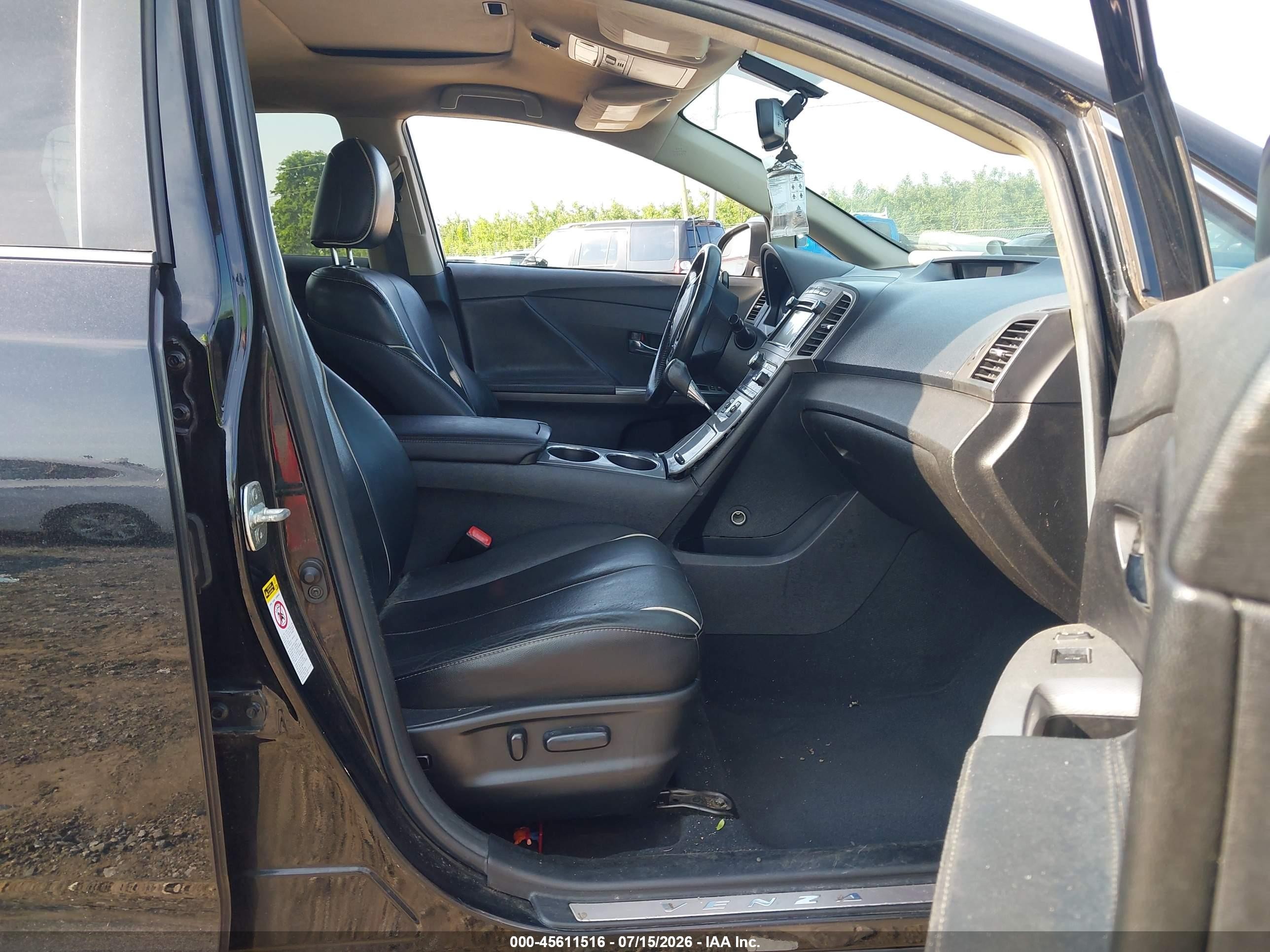 2014 Toyota Venza Xle Black vin: 4T3BA3BB6EU057294
