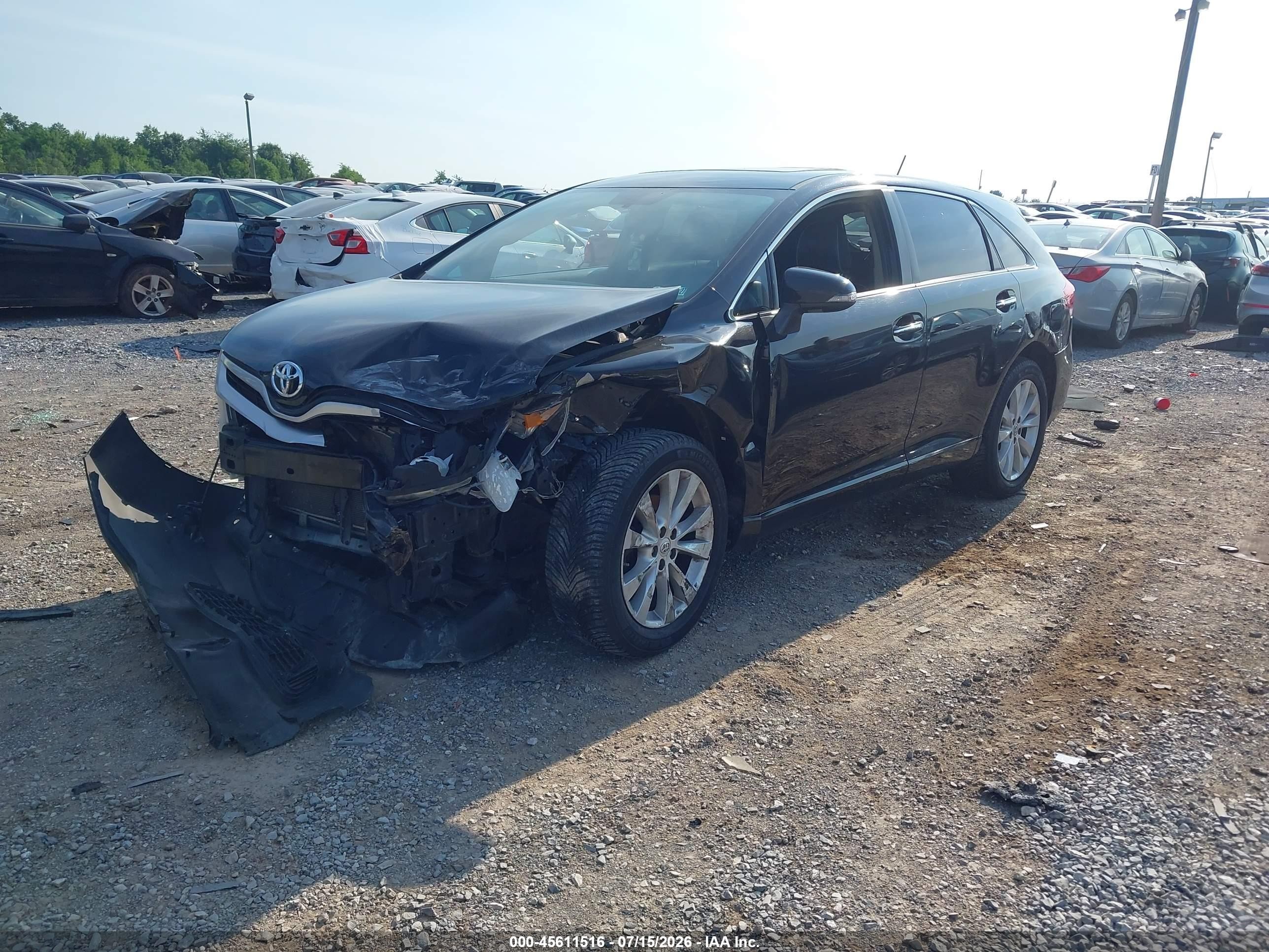 2014 Toyota Venza Xle Black vin: 4T3BA3BB6EU057294