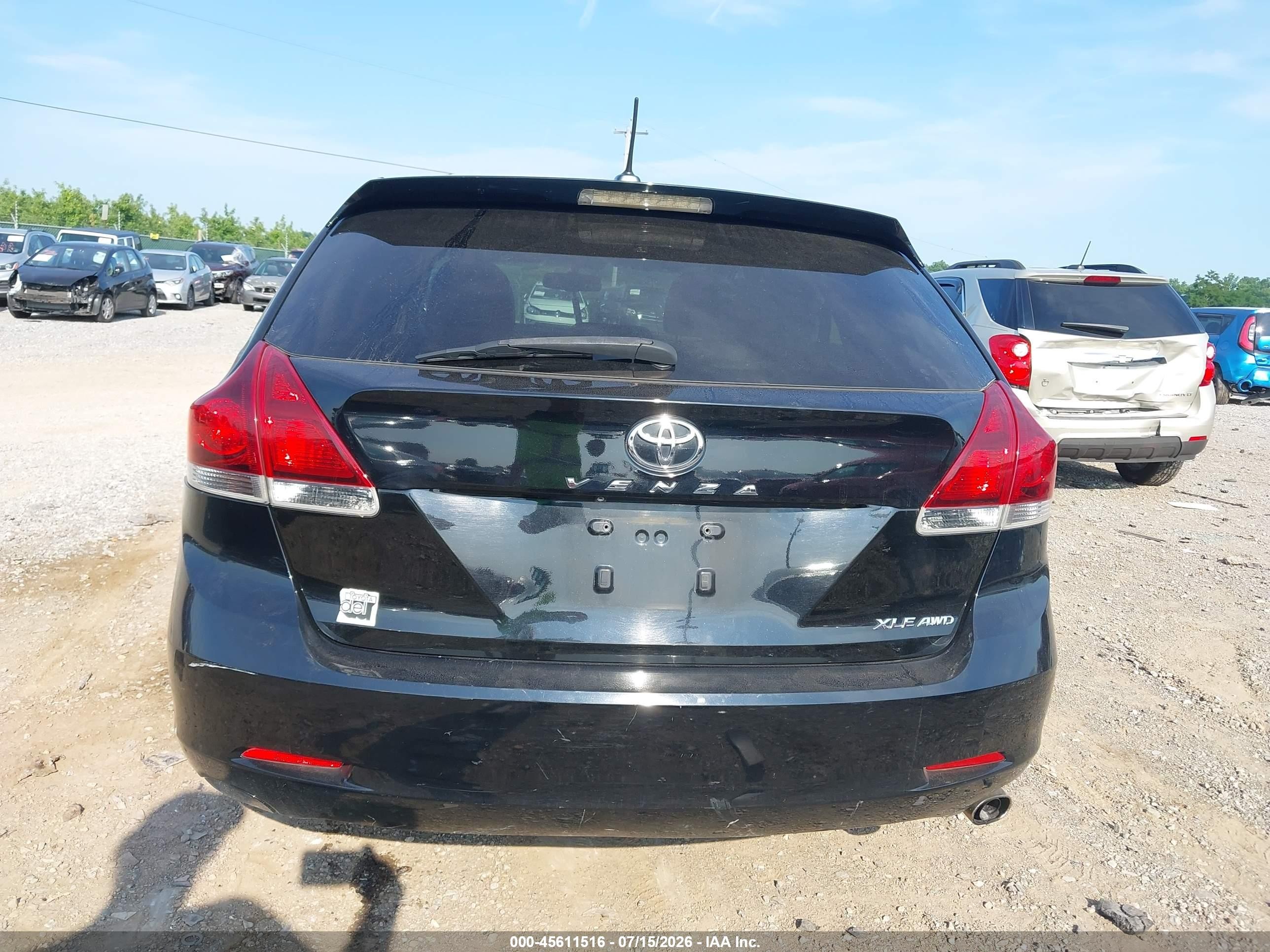 2014 Toyota Venza Xle Black vin: 4T3BA3BB6EU057294