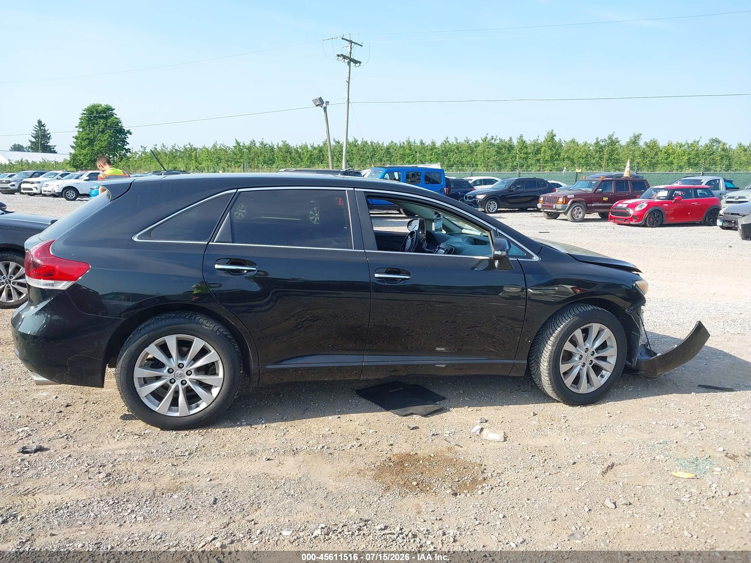 2014 Toyota Venza Xle Black vin: 4T3BA3BB6EU057294