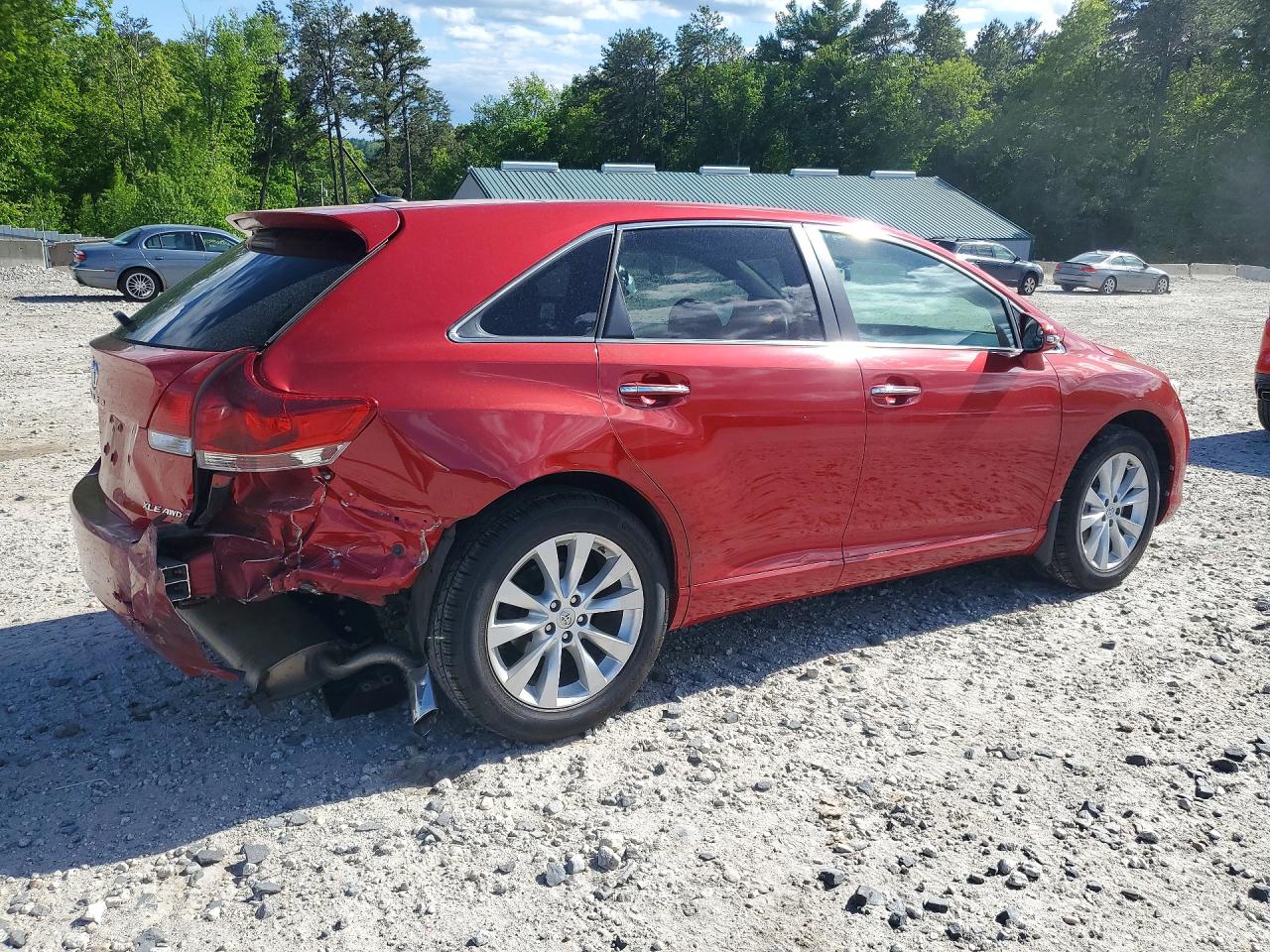 2014 Toyota Venza Xle Red vin: 4T3BA3BB6EU058185