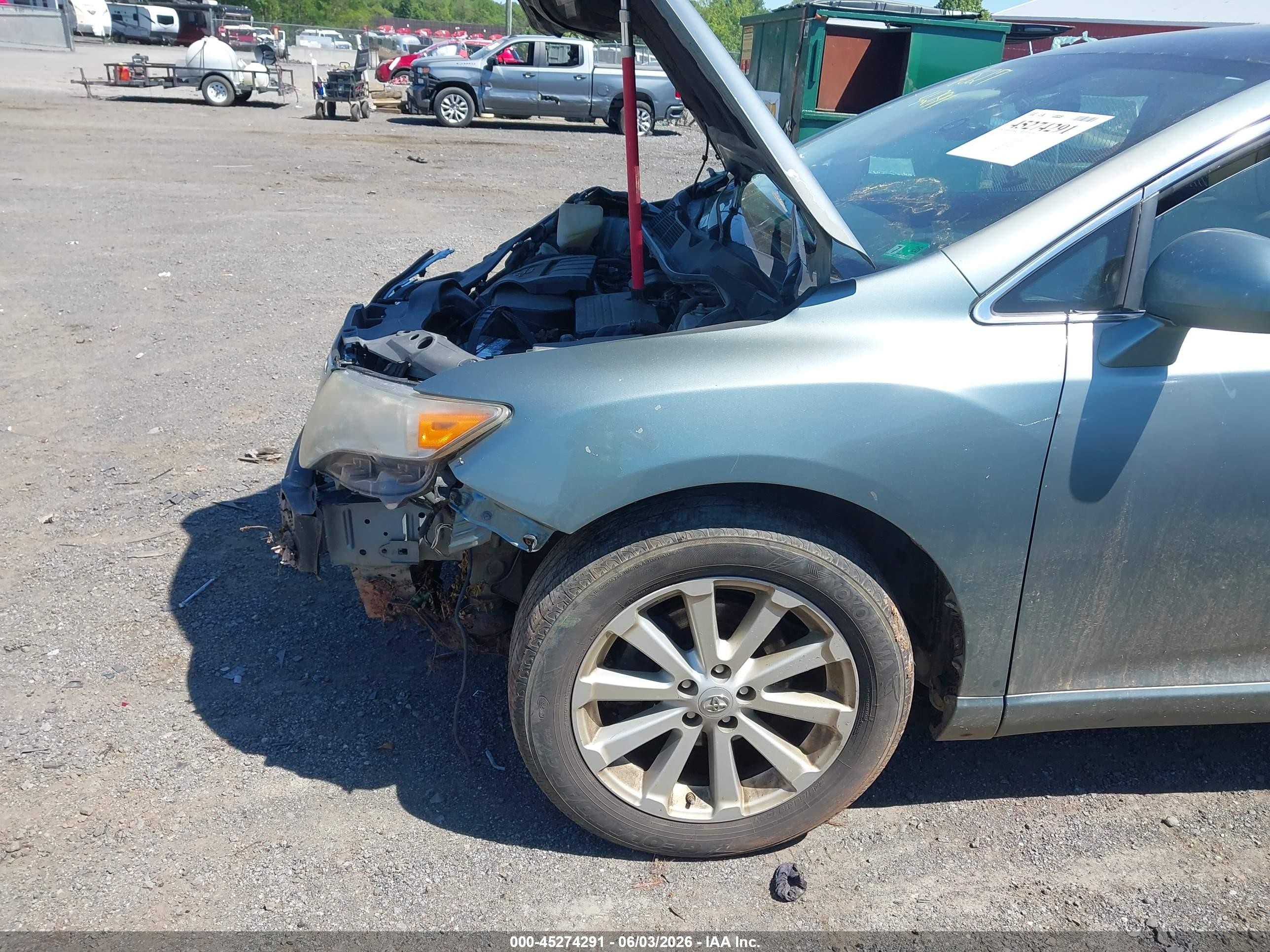 2010 Toyota Venza   Gray vin: 4T3BA3BB7AU009796