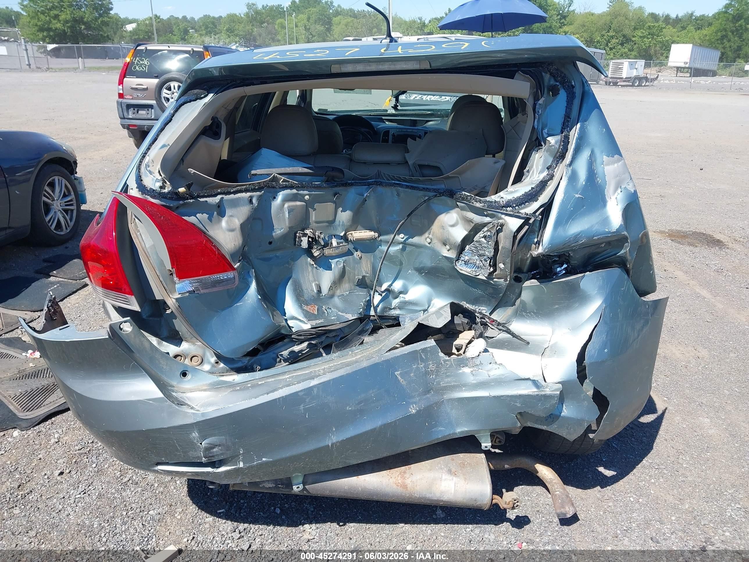 2010 Toyota Venza   Gray vin: 4T3BA3BB7AU009796